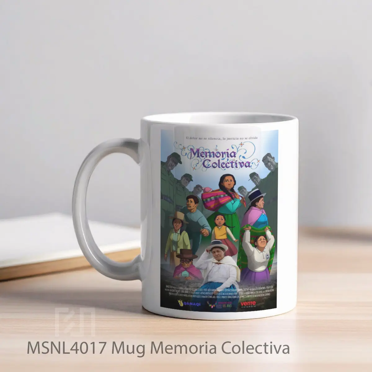 Mug Memoria Colectiva Gelas Keramik Tema Film MSNL4017 - Tampak Kiri