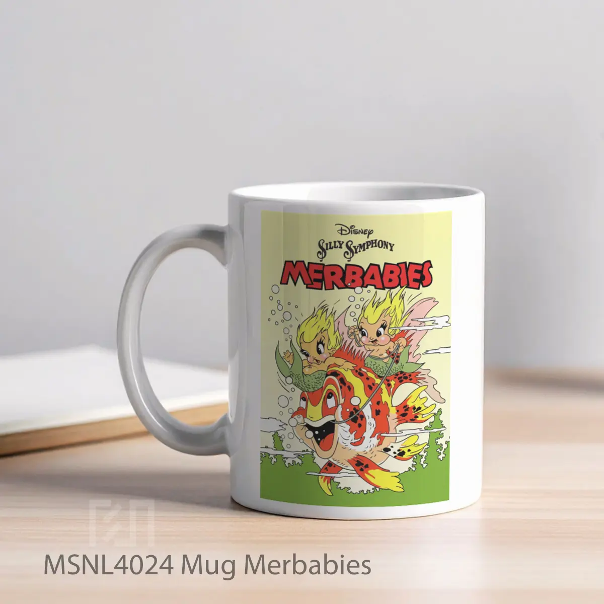 Mug Merbabies Gelas Keramik Tema Film MSNL4024 - Tampak Kiri