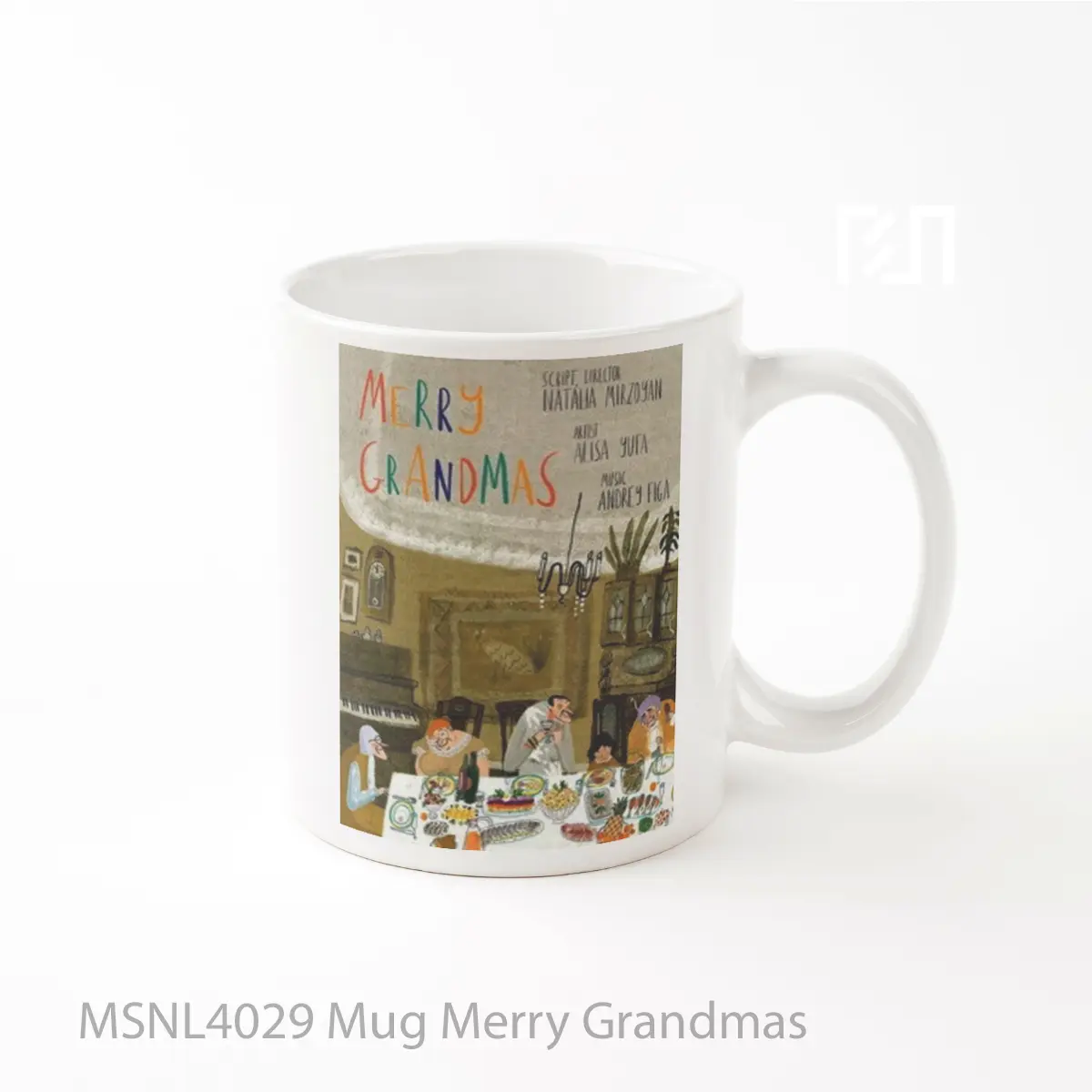 Mug Merry Grandmas Gelas Keramik Tema Film MSNL4029