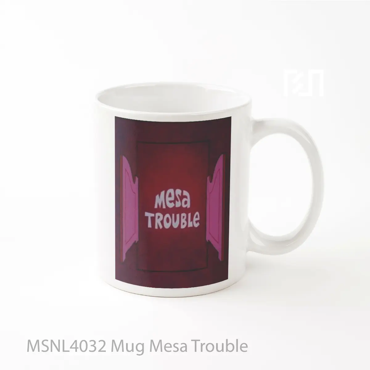 Mug Mesa Trouble Gelas Keramik Tema Film MSNL4032