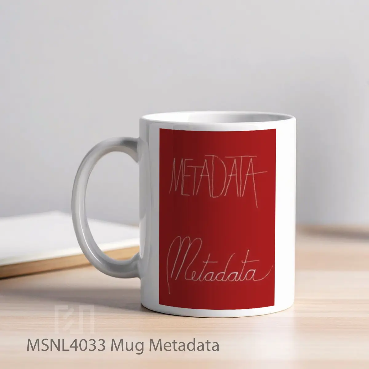 Mug Metadata Gelas Keramik Tema Film MSNL4033 - Tampak Kiri
