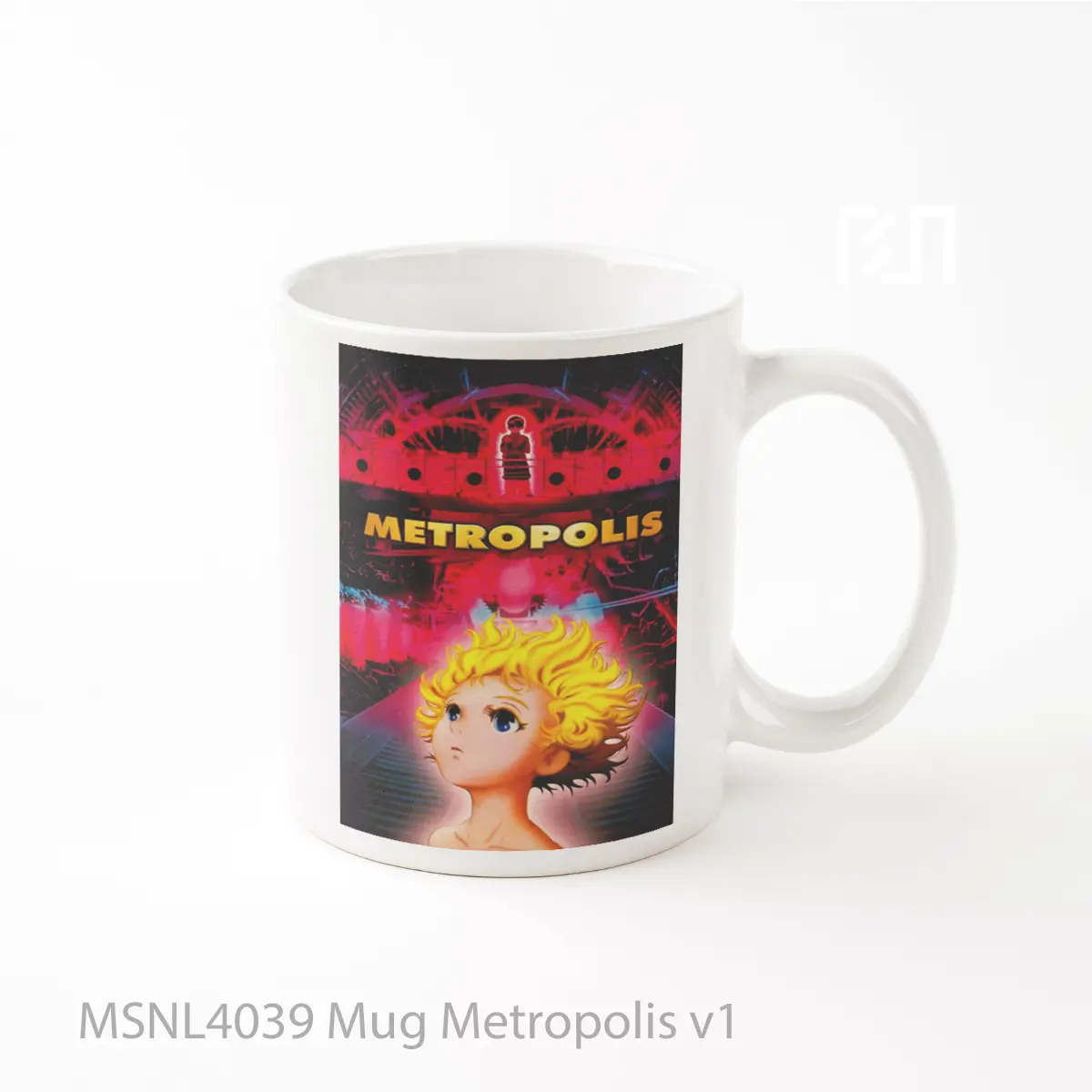 Mug Metropolis V1 Gelas Keramik Tema Film MSNL4039