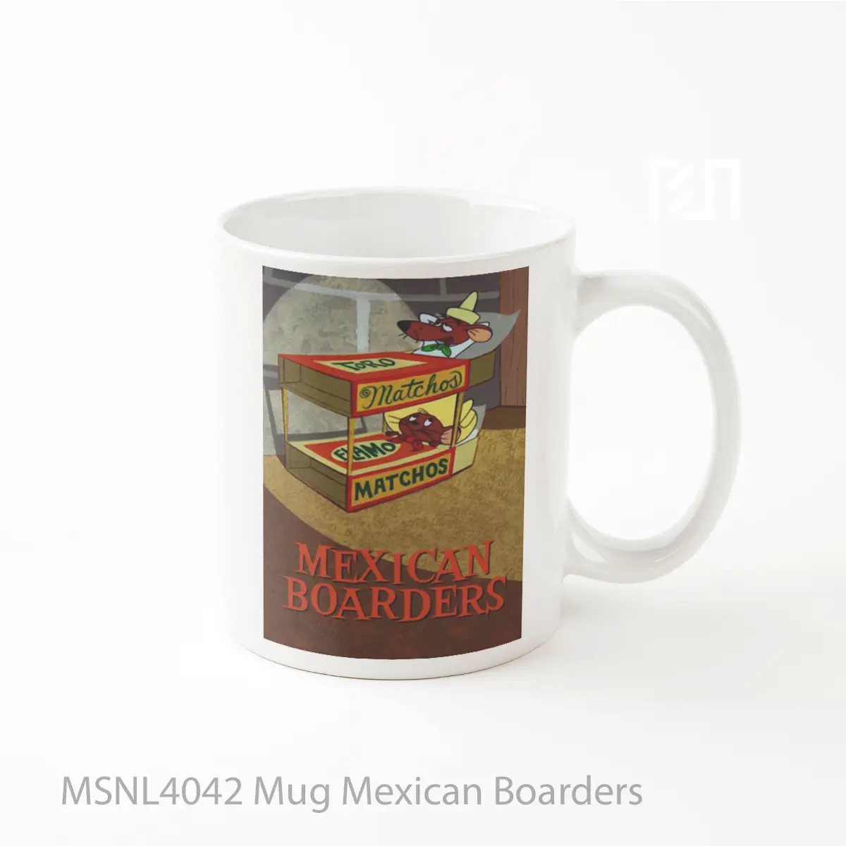 Mug Mexican Boarders Gelas Keramik Tema Film MSNL4042