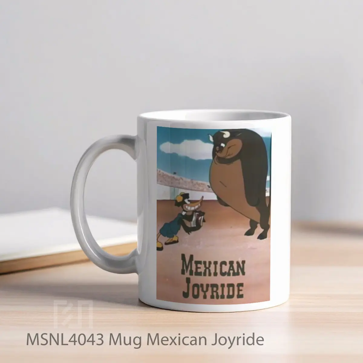 Mug Mexican Joyride Gelas Keramik Tema Film MSNL4043 - Tampak Kiri