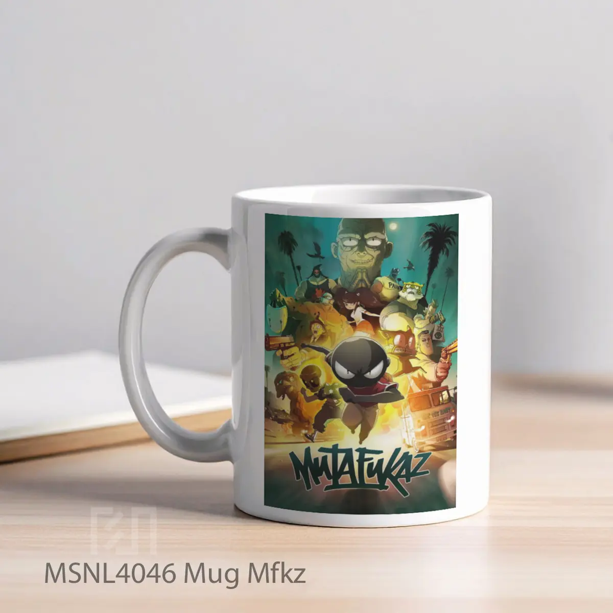 Mug Mfkz Gelas Keramik Tema Film MSNL4046 - Tampak Kiri