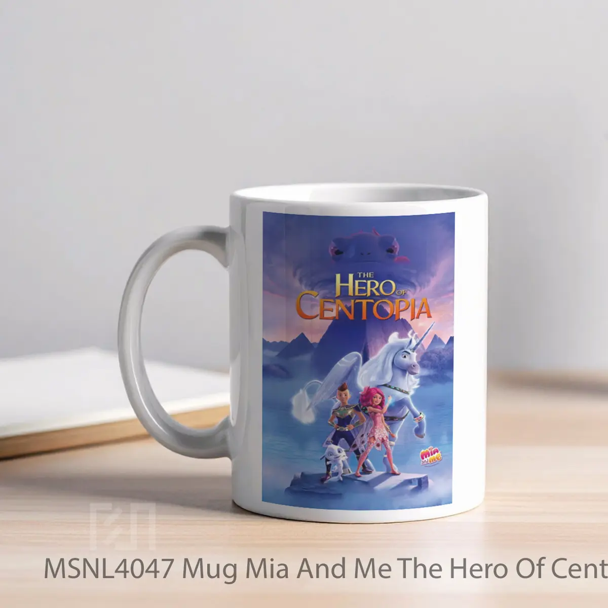 Mug Mia And Me The Hero Of Centopia Gelas Keramik Tema Film MSNL4047 - Tampak Kiri