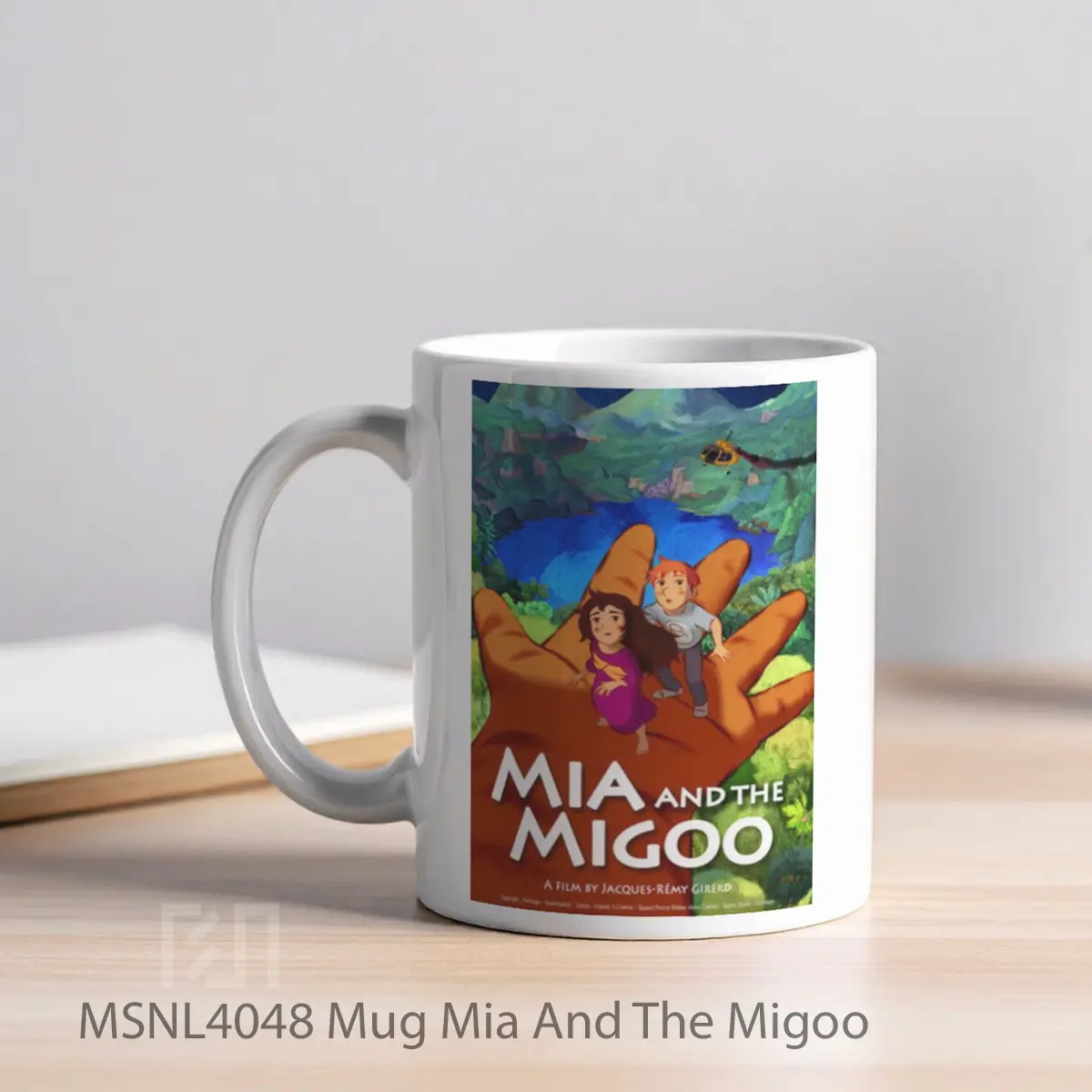 Mug Mia And The Migoo Gelas Keramik Tema Film MSNL4048 - Tampak Kiri
