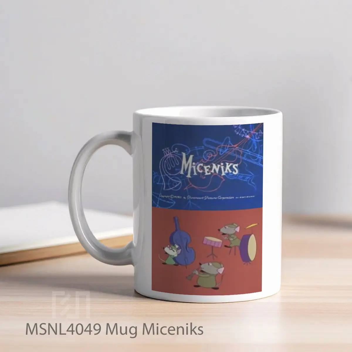 Mug Miceniks Gelas Keramik Tema Film MSNL4049 - Tampak Kiri
