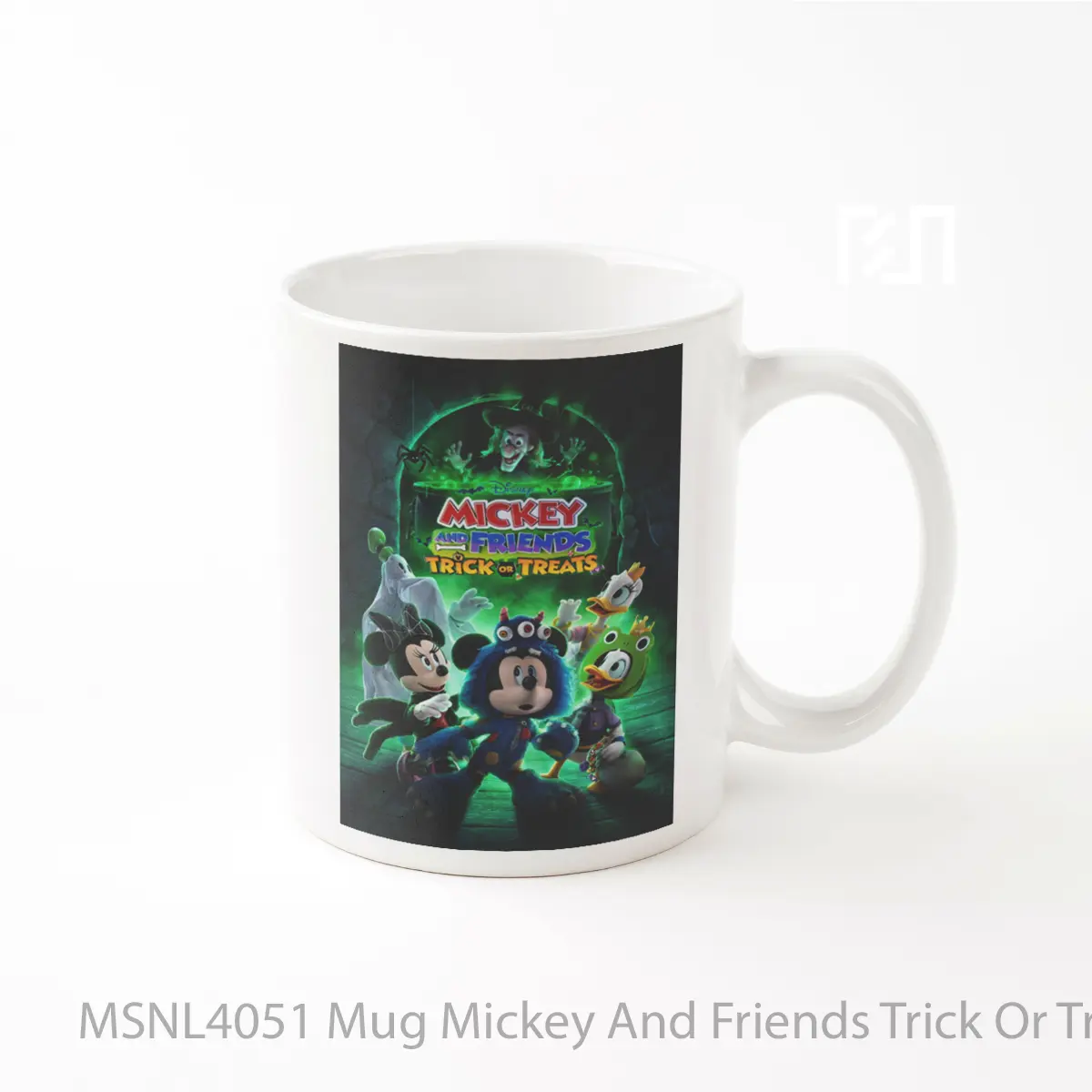 Mug Mickey And Friends Trick Or Treats Gelas Keramik Tema Film MSNL4051