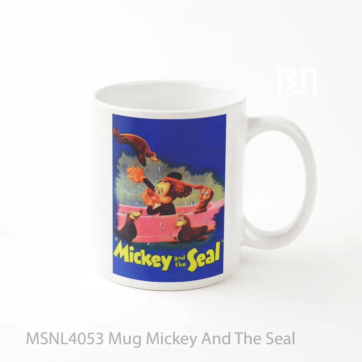 Mug Mickey And The Seal Gelas Keramik Tema Film MSNL4053