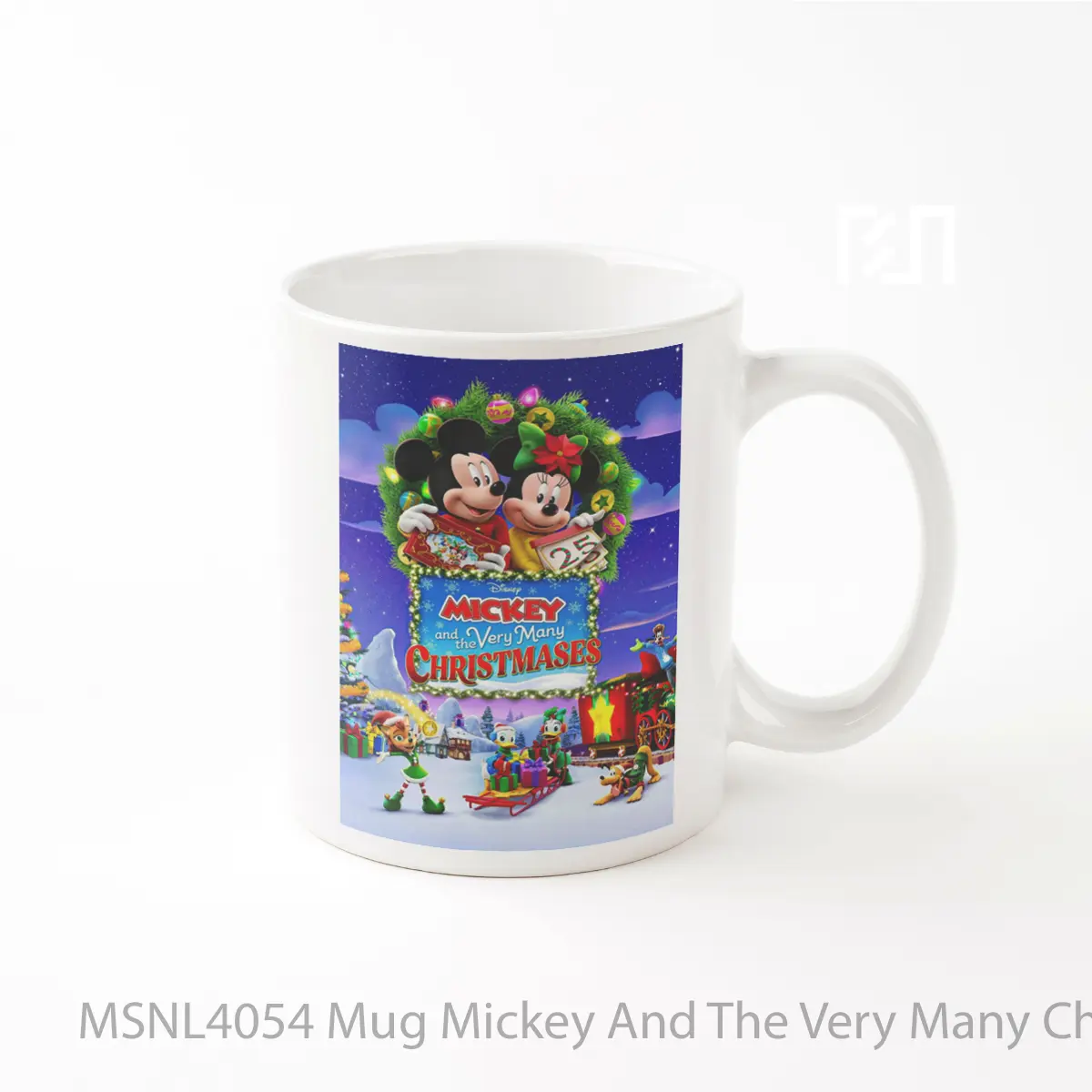 Mug Mickey And The Very Many Christmases Gelas Keramik Tema Film MSNL4054