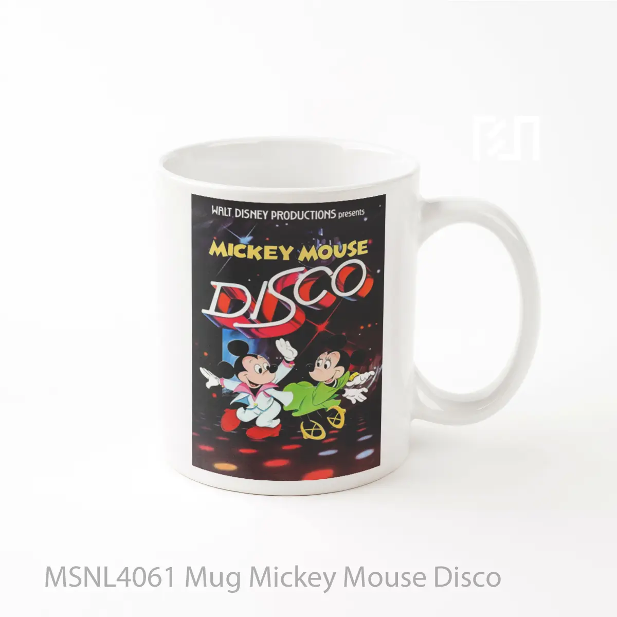 Mug Mickey Mouse Disco Gelas Keramik Tema Film MSNL4061