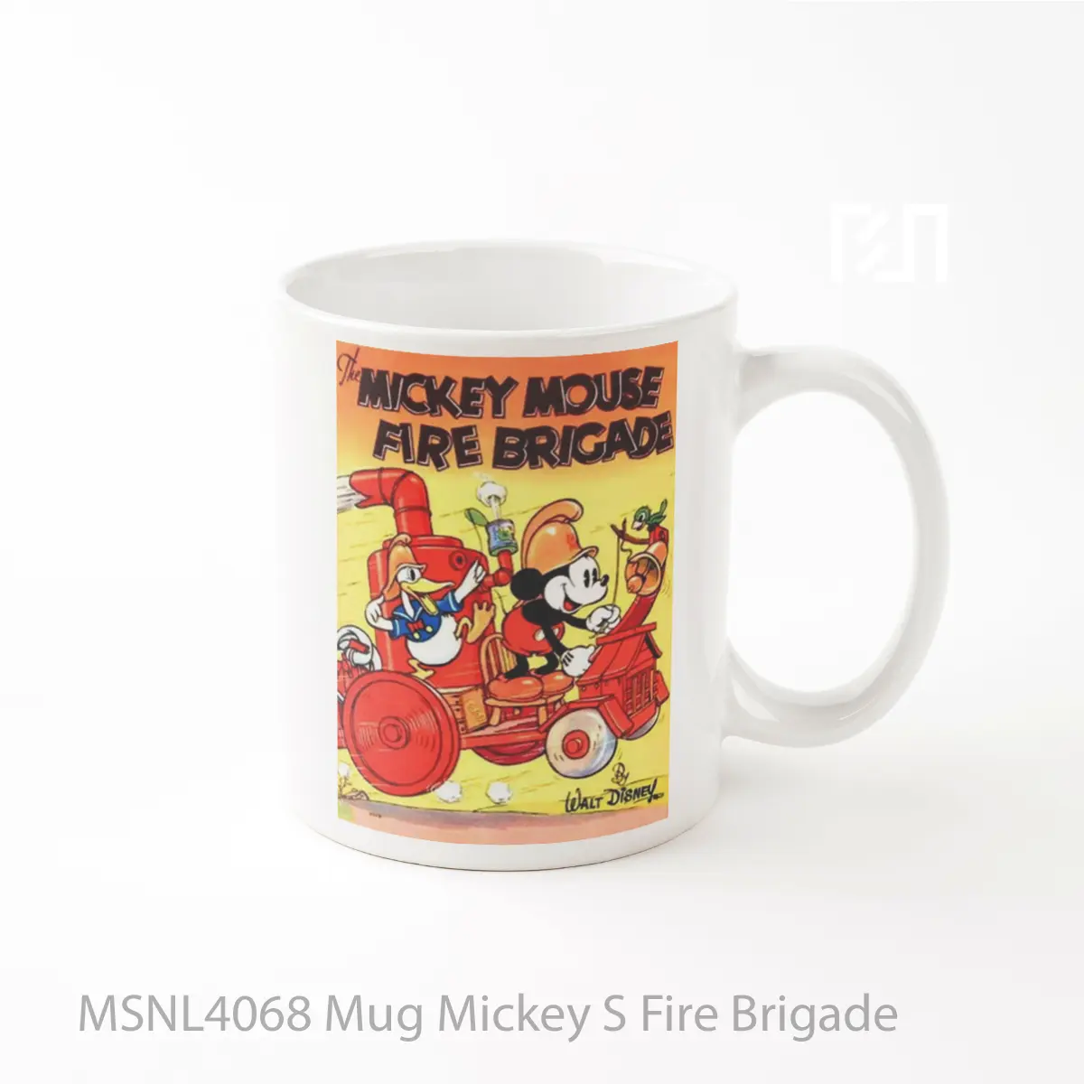 Mug Mickey S Fire Brigade Gelas Keramik Tema Film MSNL4068