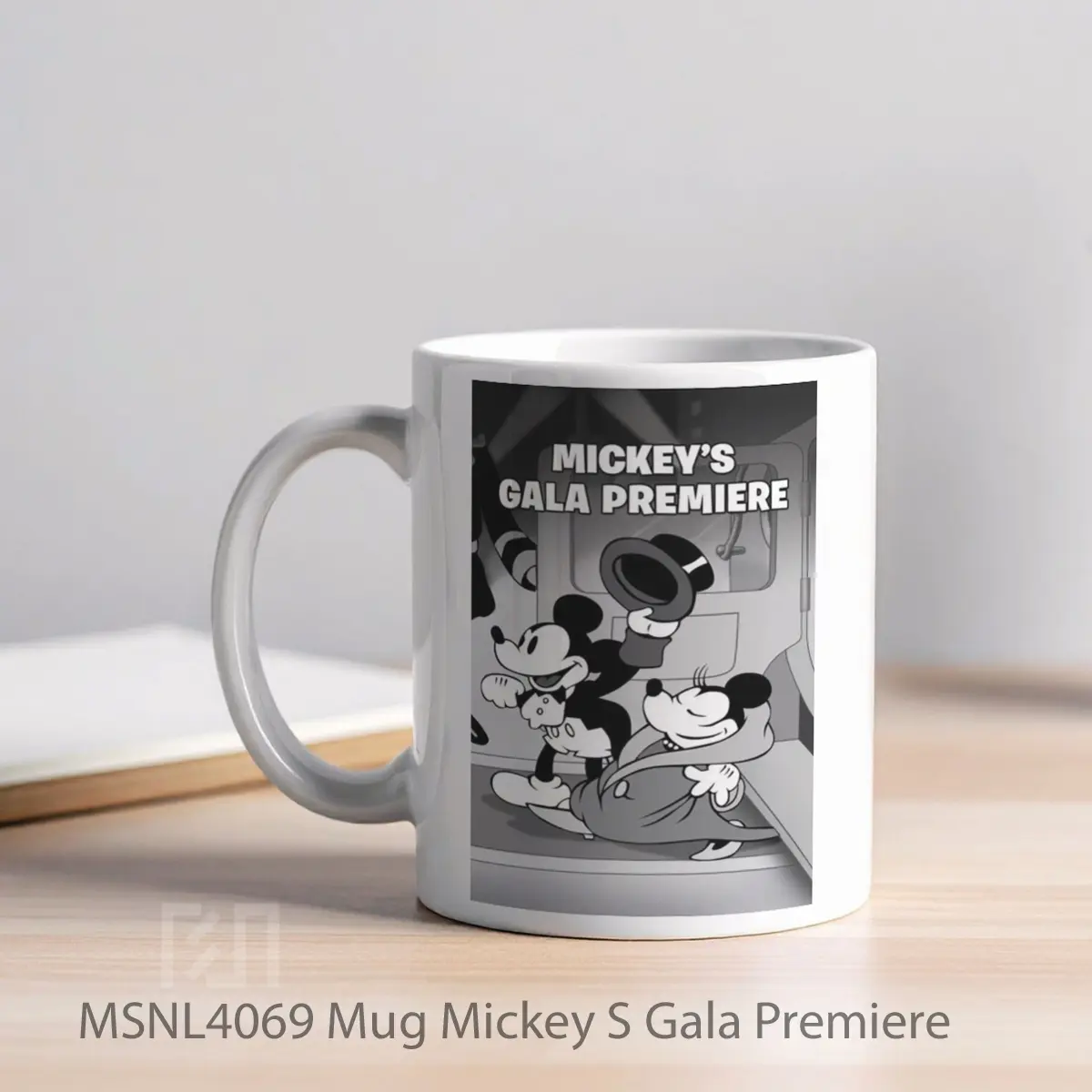 Mug Mickey S Gala Premiere Gelas Keramik Tema Film MSNL4069 - Tampak Kiri