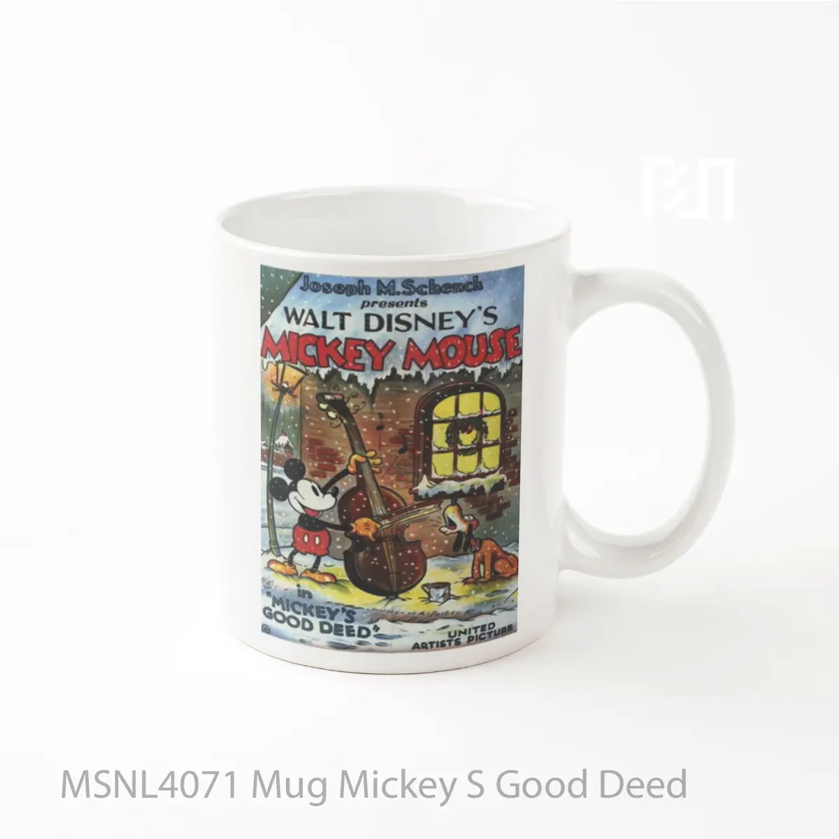 Mug Mickey S Good Deed Gelas Keramik Tema Film MSNL4071