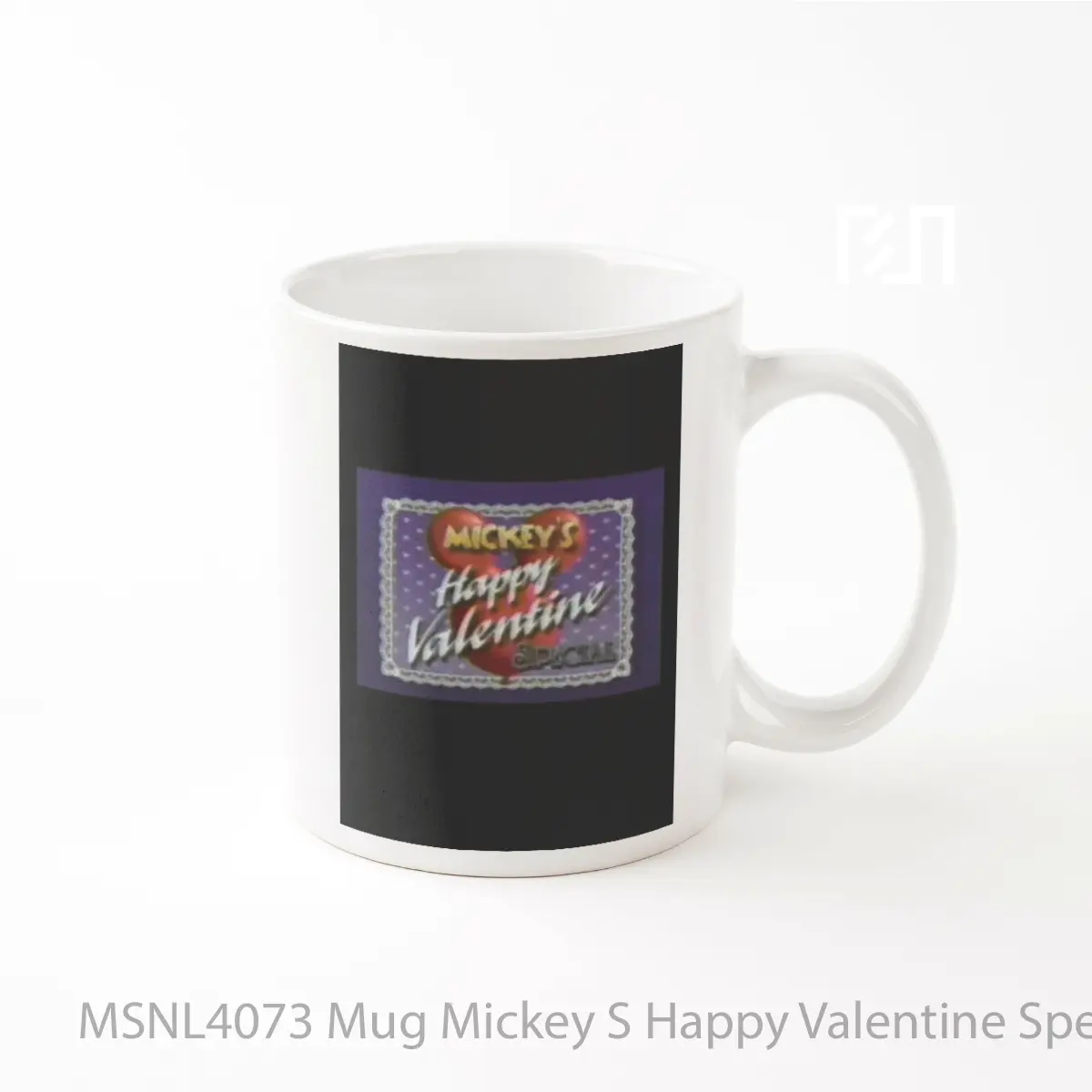 Mug Mickey S Happy Valentine Special Gelas Keramik Tema Film MSNL4073