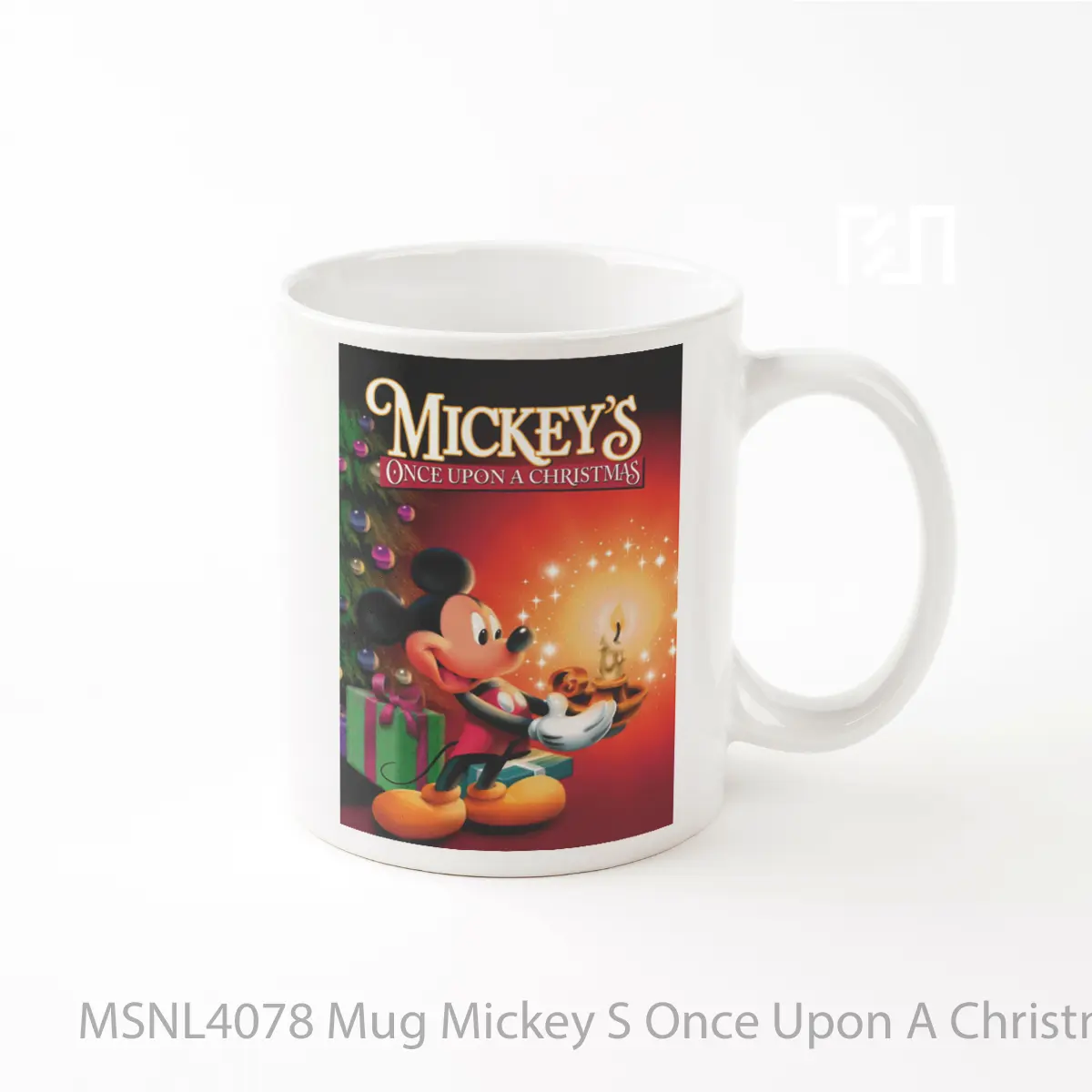 Mug Mickey S Once Upon A Christmas Gelas Keramik Tema Film MSNL4078