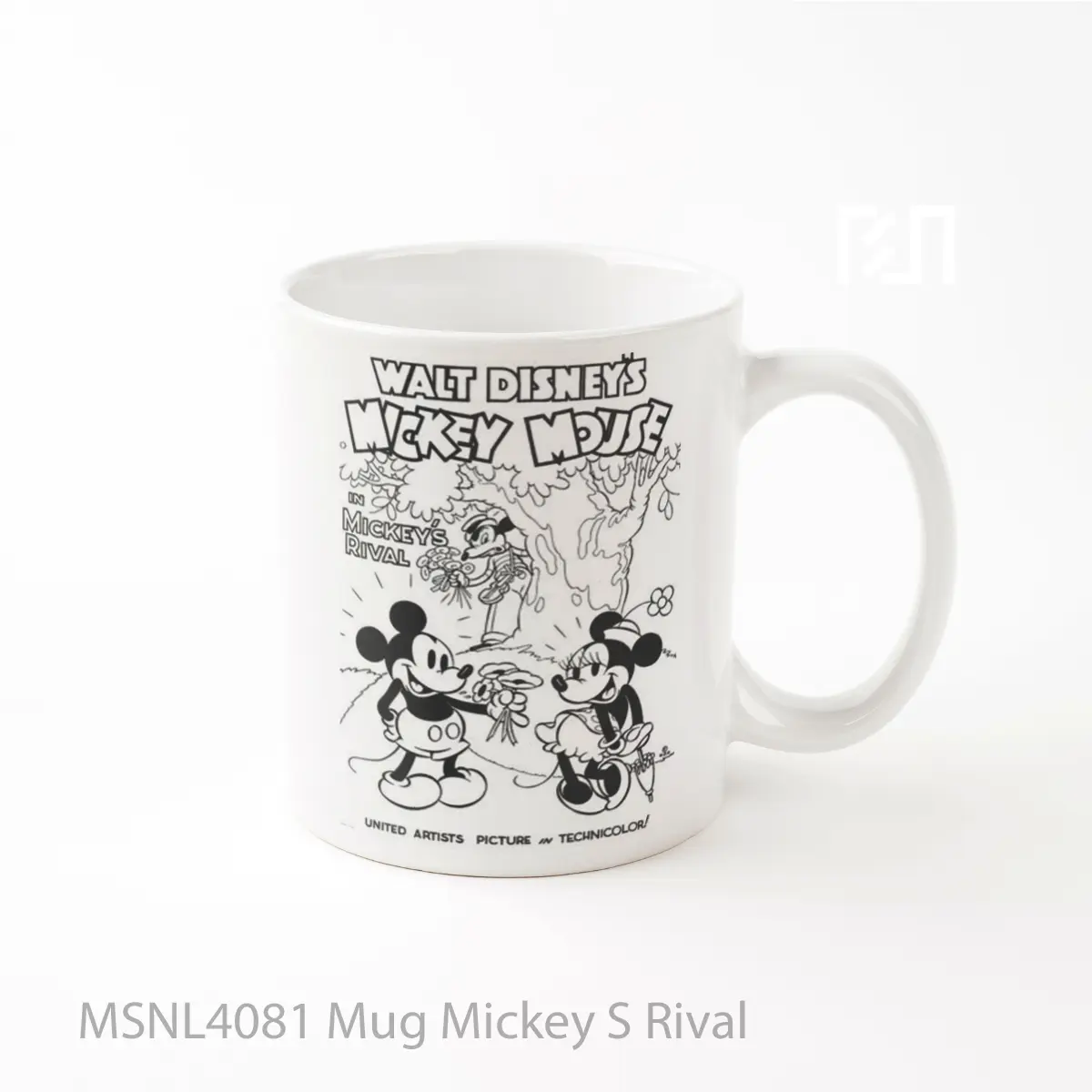 Mug Mickey S Rival Gelas Keramik Tema Film MSNL4081