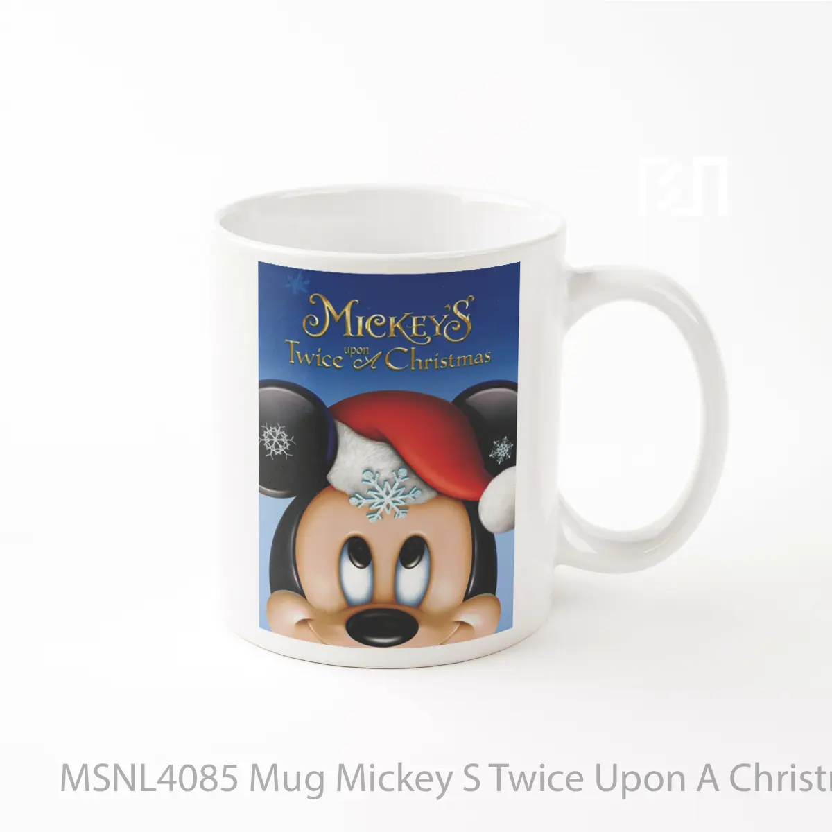 Mug Mickey S Twice Upon A Christmas Gelas Keramik Tema Film MSNL4085