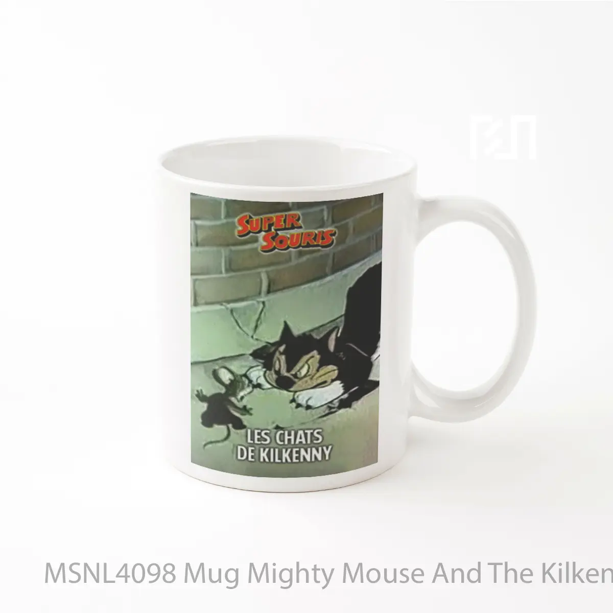 Mug Mighty Mouse And The Kilkenny Cats Gelas Keramik Tema Film MSNL4098