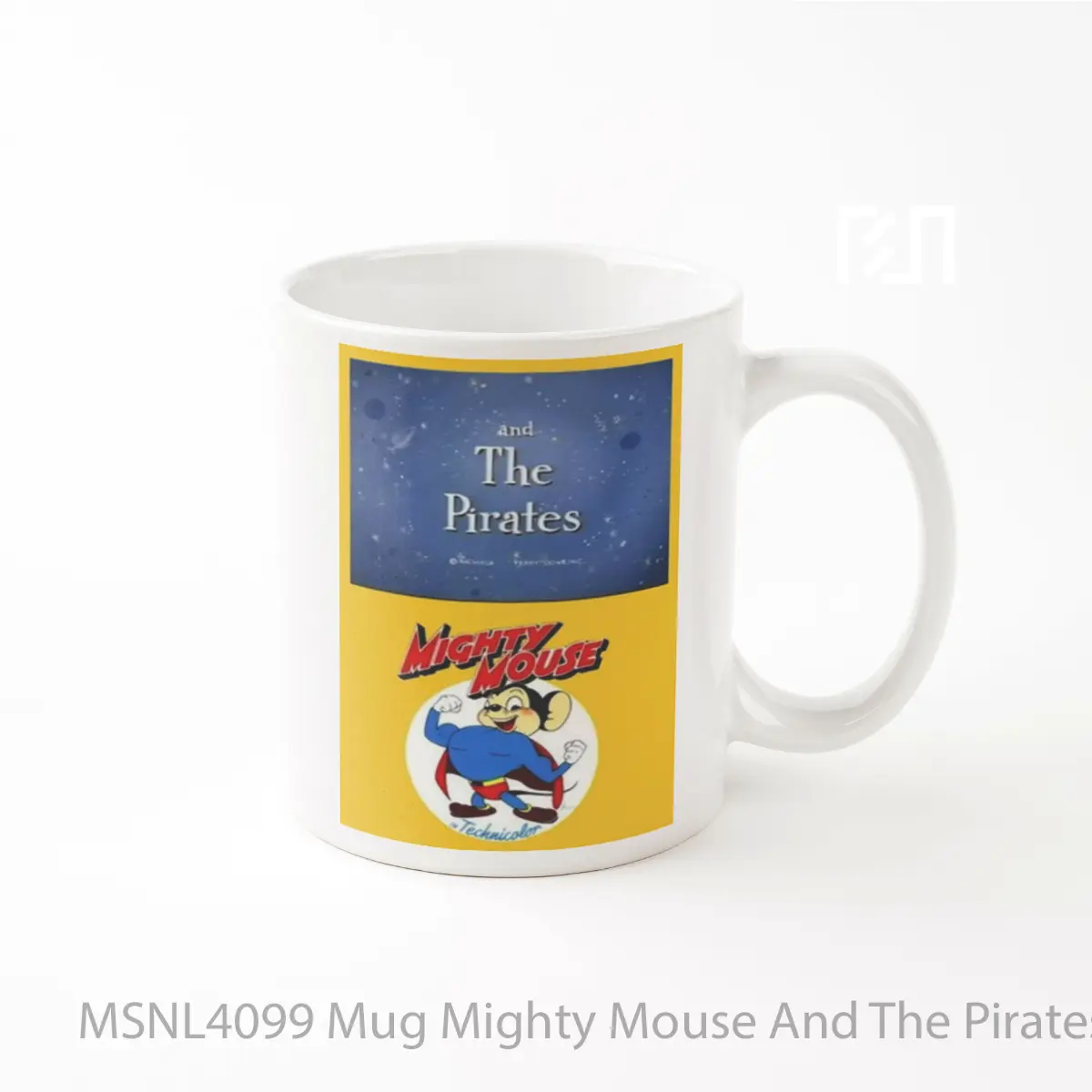Mug Mighty Mouse And The Pirates Gelas Keramik Tema Film MSNL4099