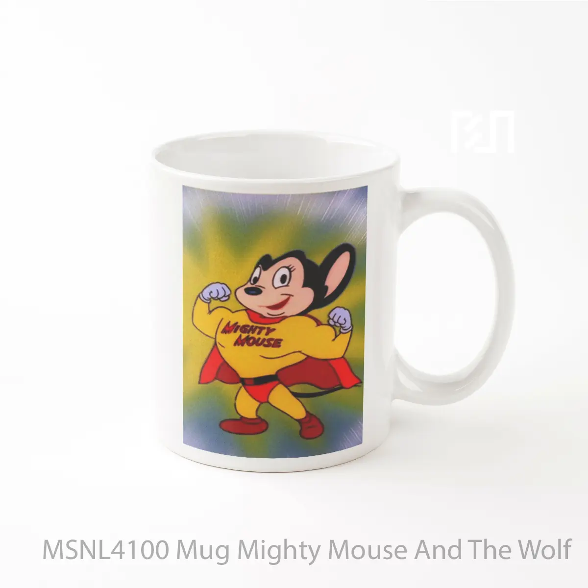 Mug Mighty Mouse And The Wolf Gelas Keramik Tema Film MSNL4100