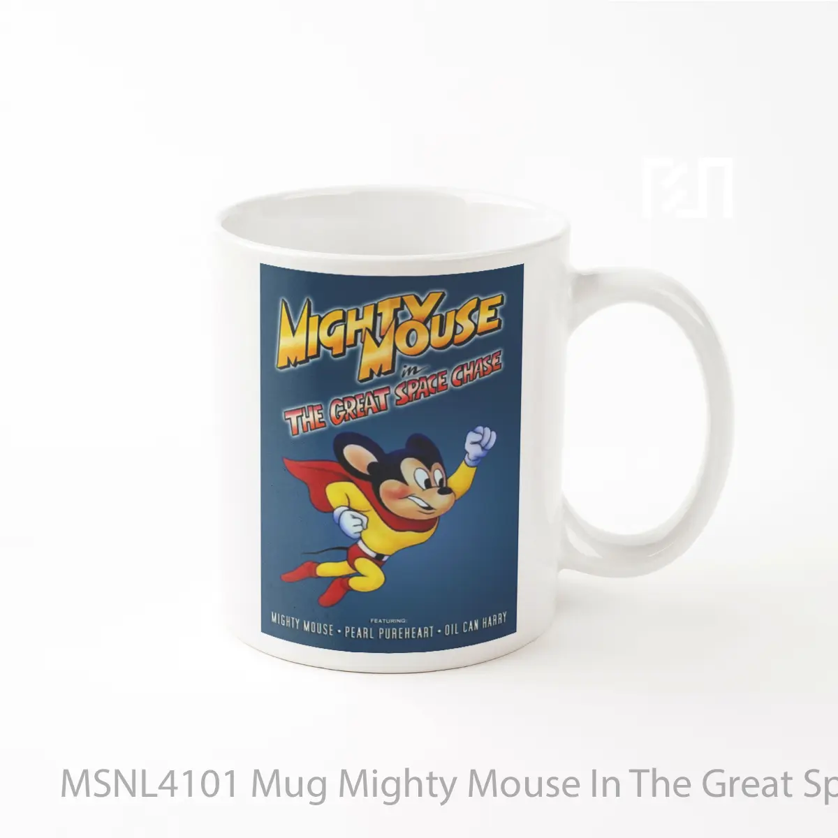 Mug Mighty Mouse In The Great Space Chase Gelas Keramik Tema Film MSNL4101