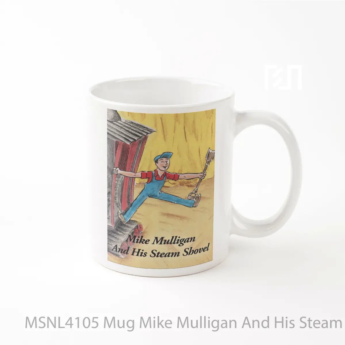Mug Mike Mulligan And His Steam Shovel Gelas Keramik Tema Film MSNL4105