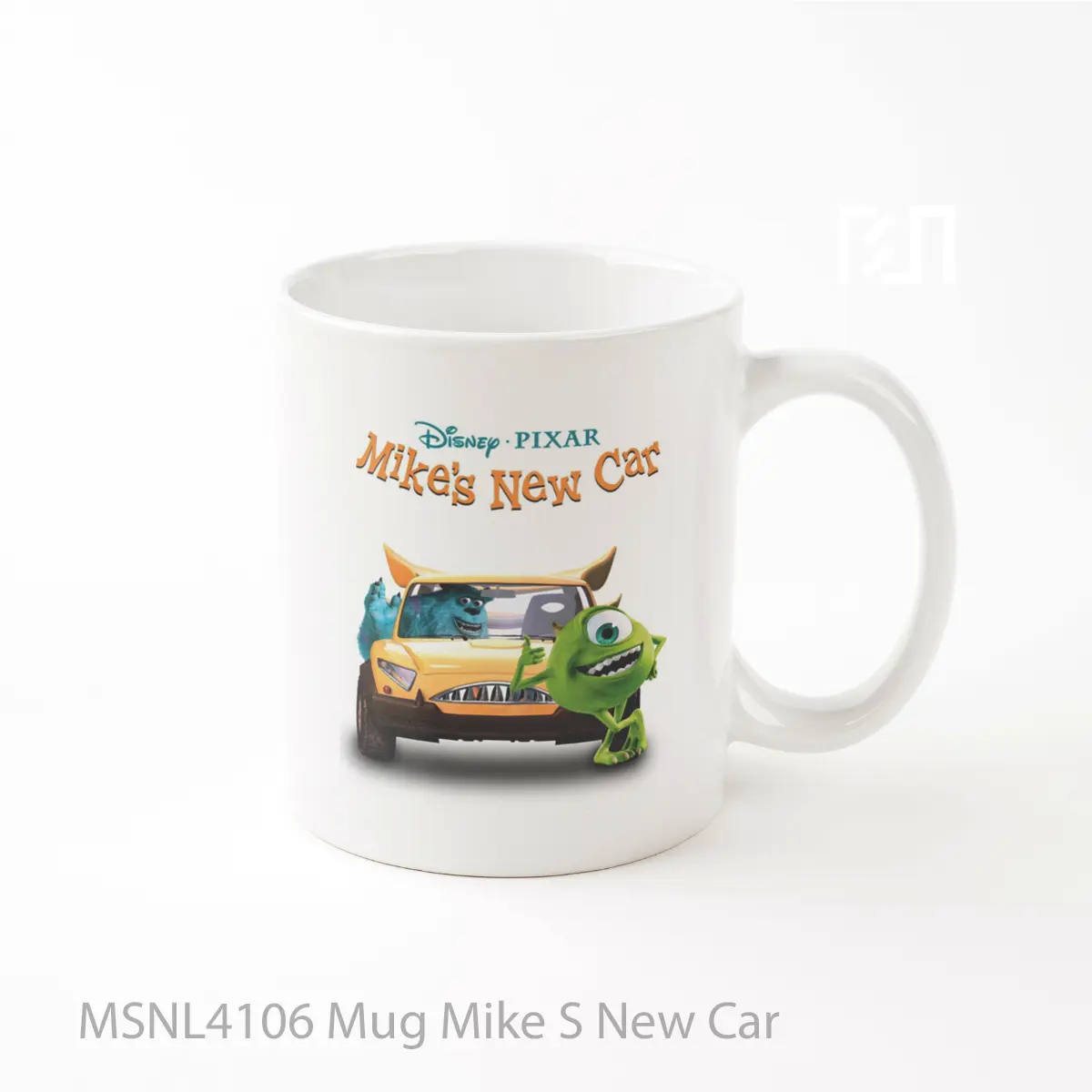Mug Mike S New Car Gelas Keramik Tema Film MSNL4106