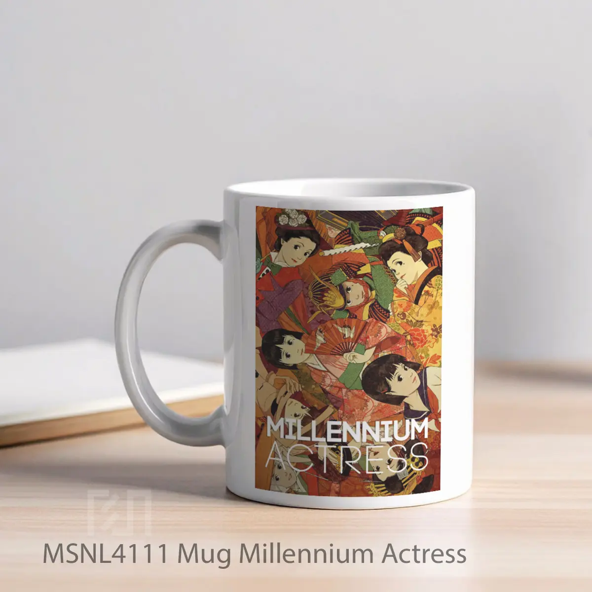 Mug Millennium Actress Gelas Keramik Tema Film MSNL4111 - Tampak Kiri