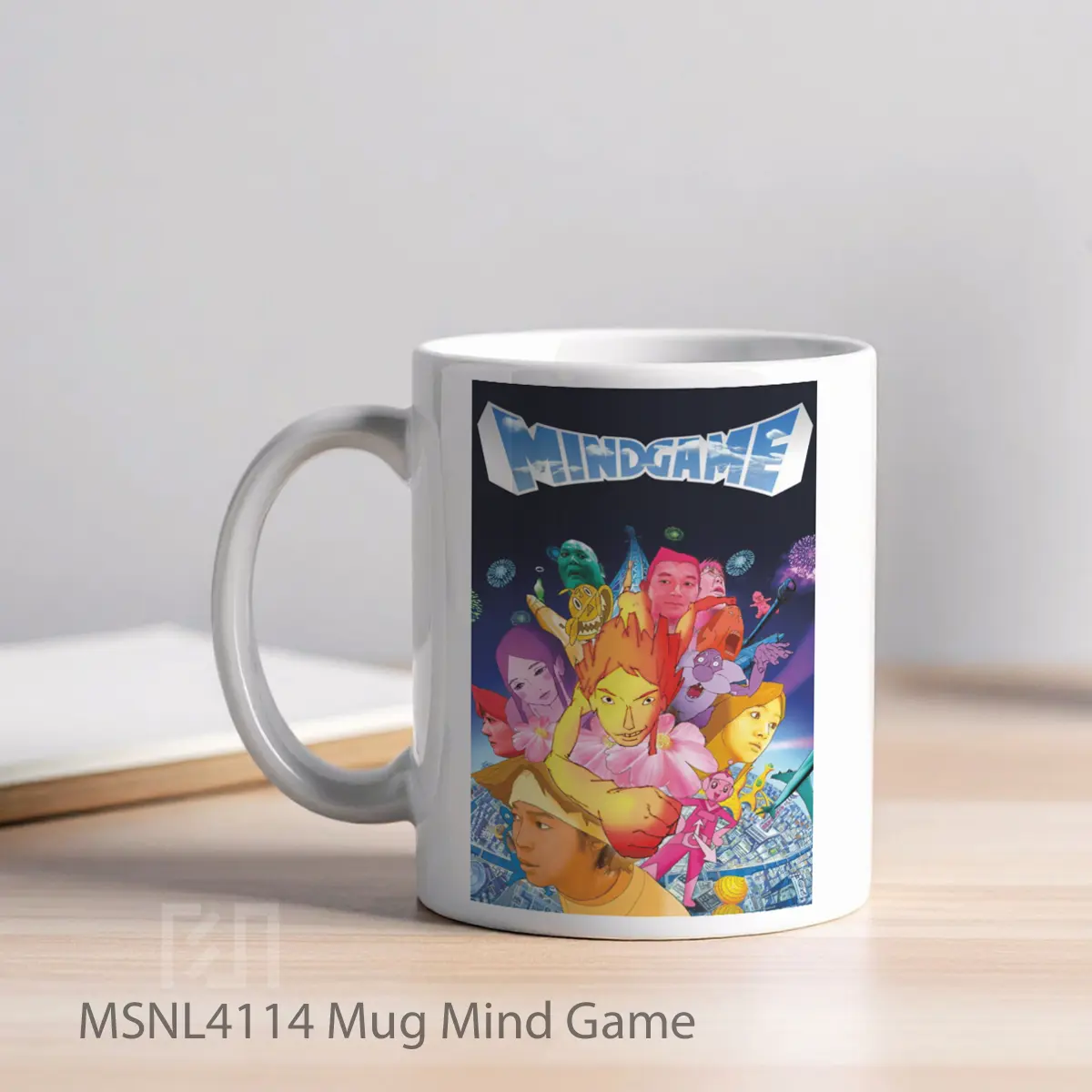 Mug Mind Game Gelas Keramik Tema Film MSNL4114 - Tampak Kiri