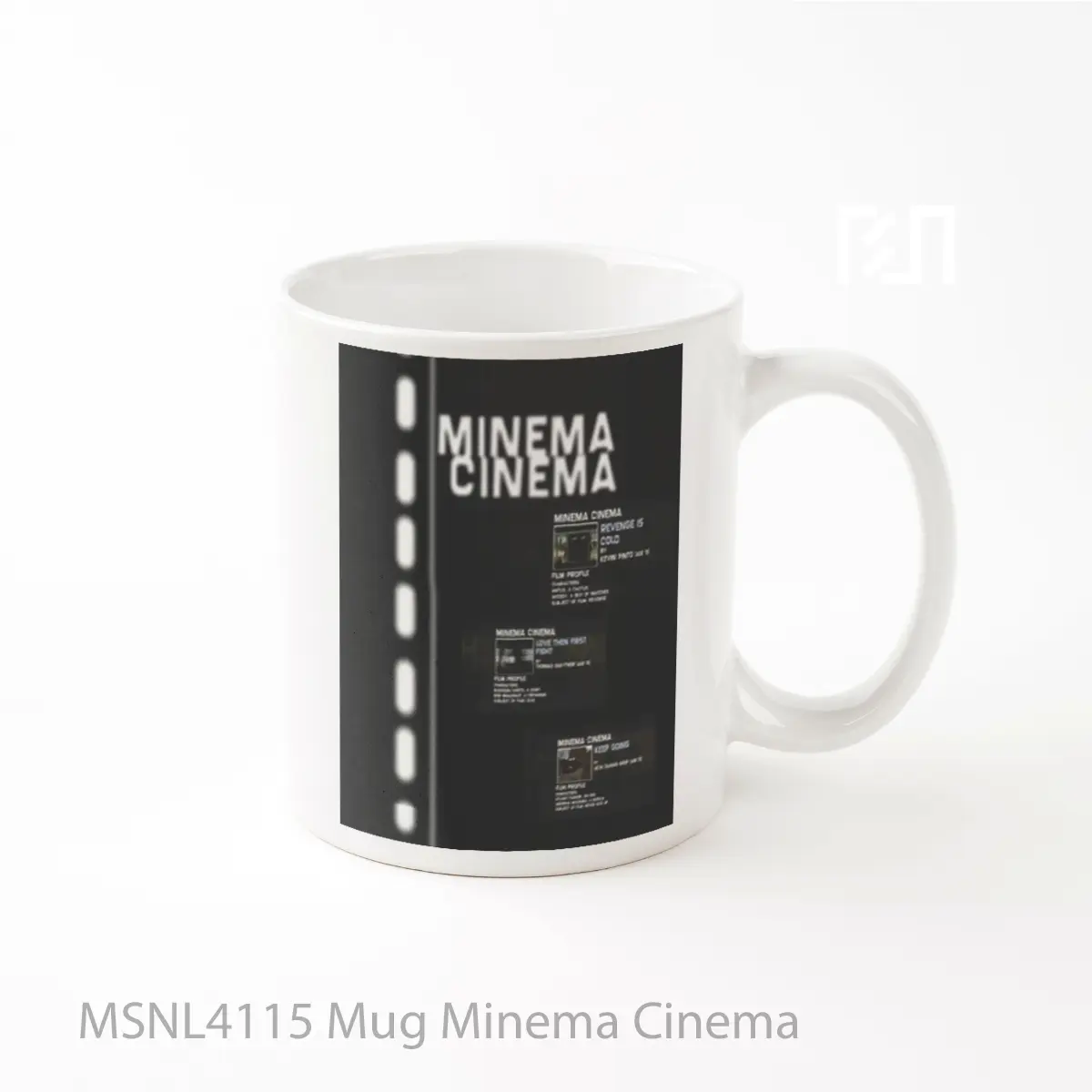 Mug Minema Cinema Gelas Keramik Tema Film MSNL4115