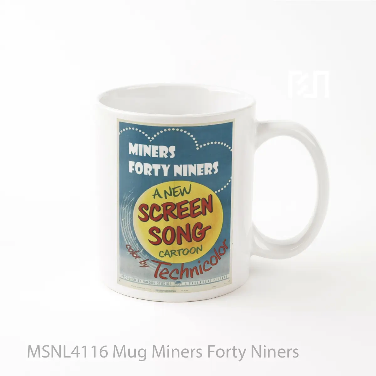 Mug Miners Forty Niners Gelas Keramik Tema Film MSNL4116