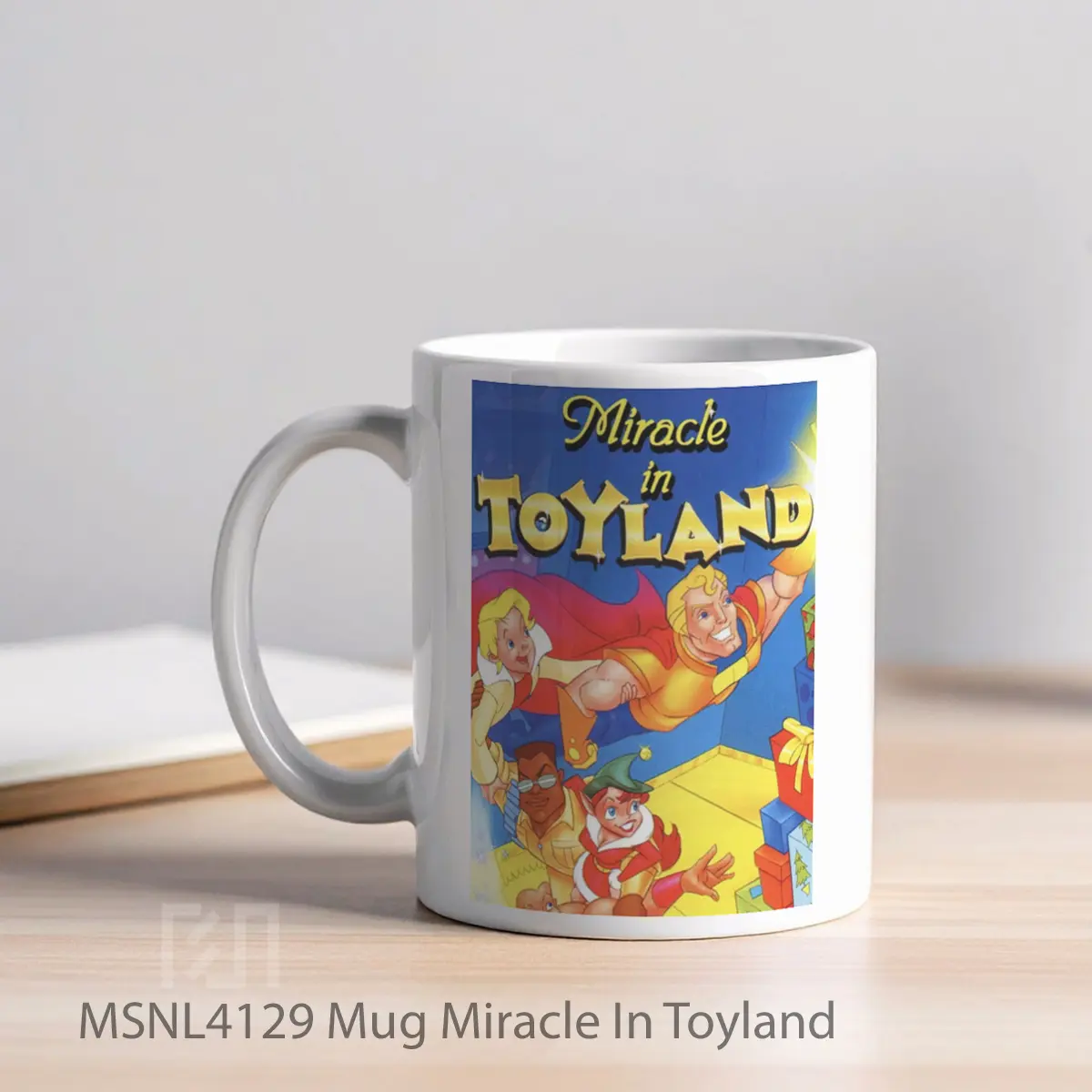 Mug Miracle In Toyland Gelas Keramik Tema Film MSNL4129 - Tampak Kiri