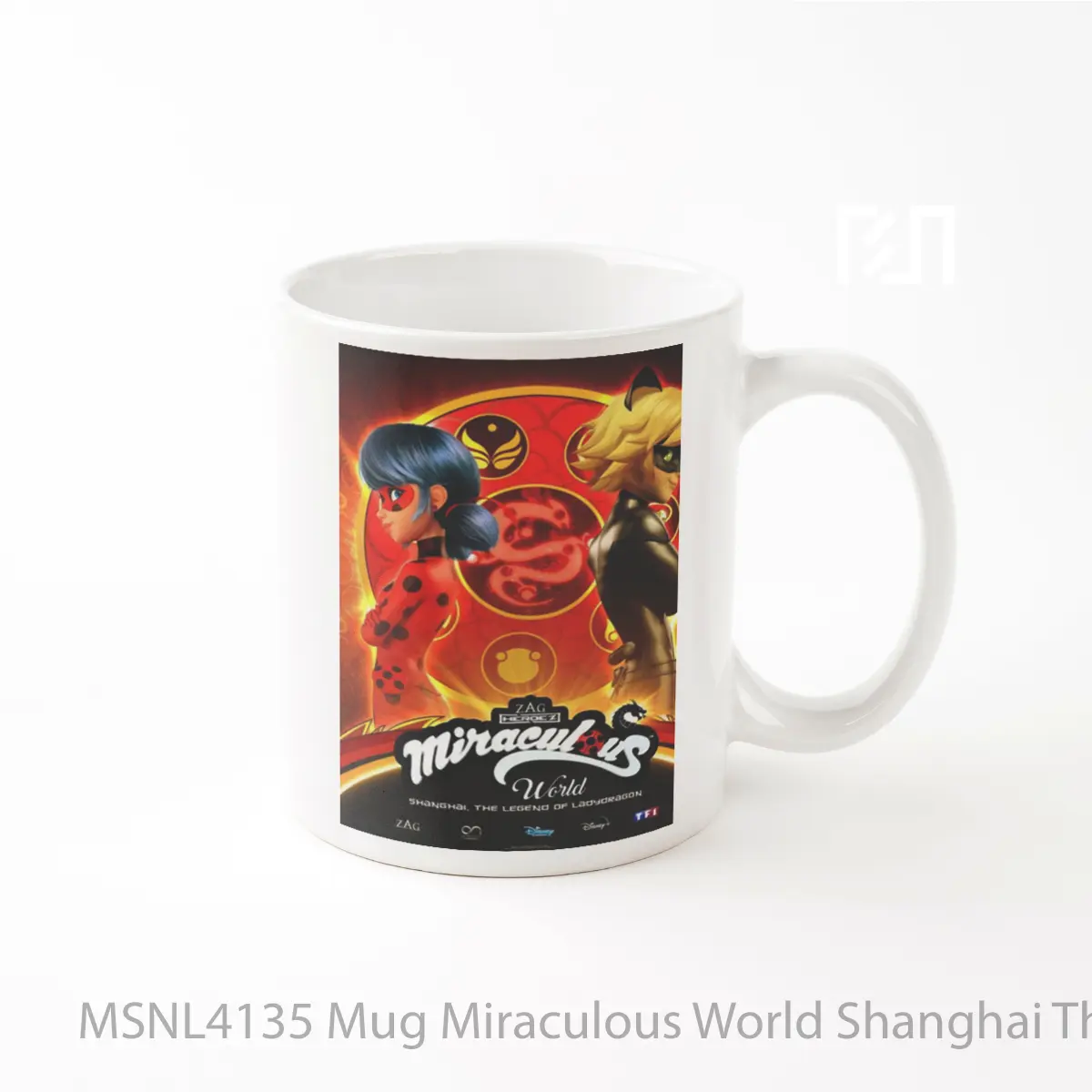 Mug Miraculous World Shanghai The Legend Of Ladydragon Gelas Keramik Tema Film MSNL4135