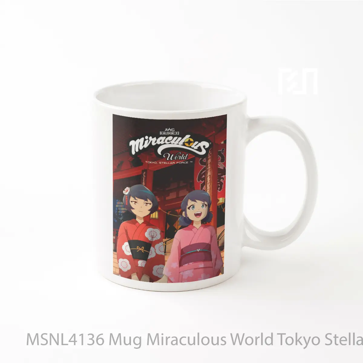 Mug Miraculous World Tokyo Stellar Force Gelas Keramik Tema Film MSNL4136