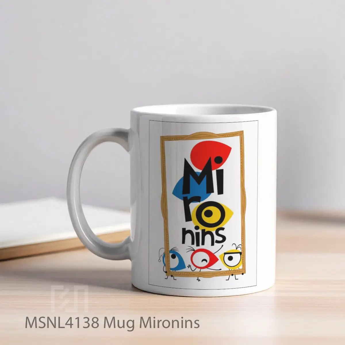 Mug Mironins Gelas Keramik Tema Film MSNL4138 - Tampak Kiri