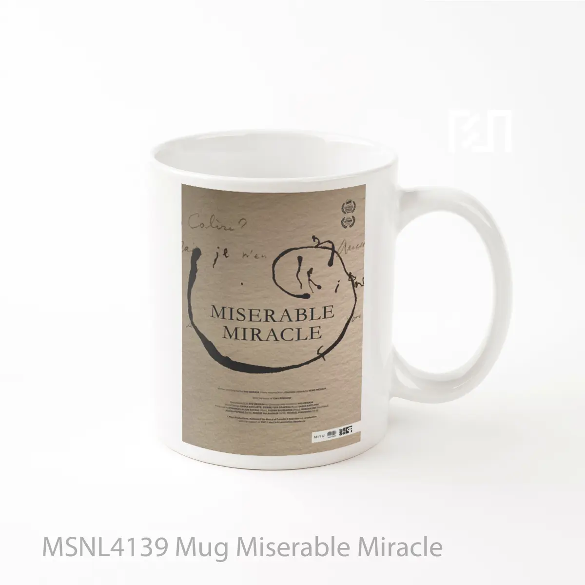 Mug Miserable Miracle Gelas Keramik Tema Film MSNL4139