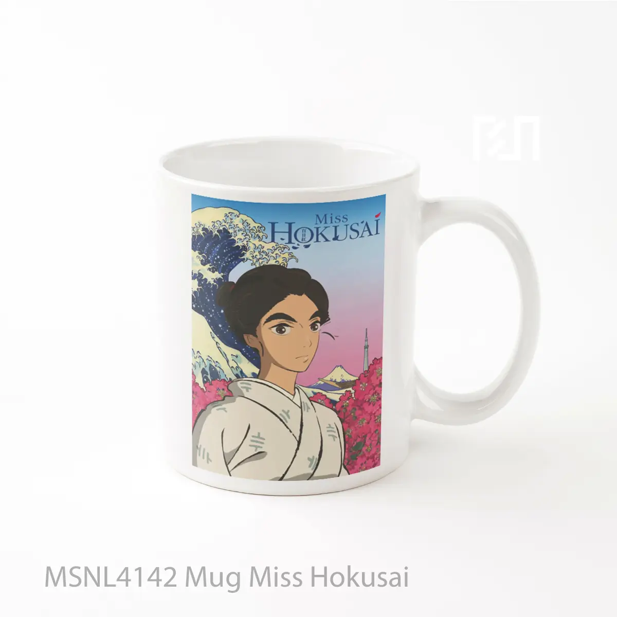 Mug Miss Hokusai Gelas Keramik Tema Film MSNL4142