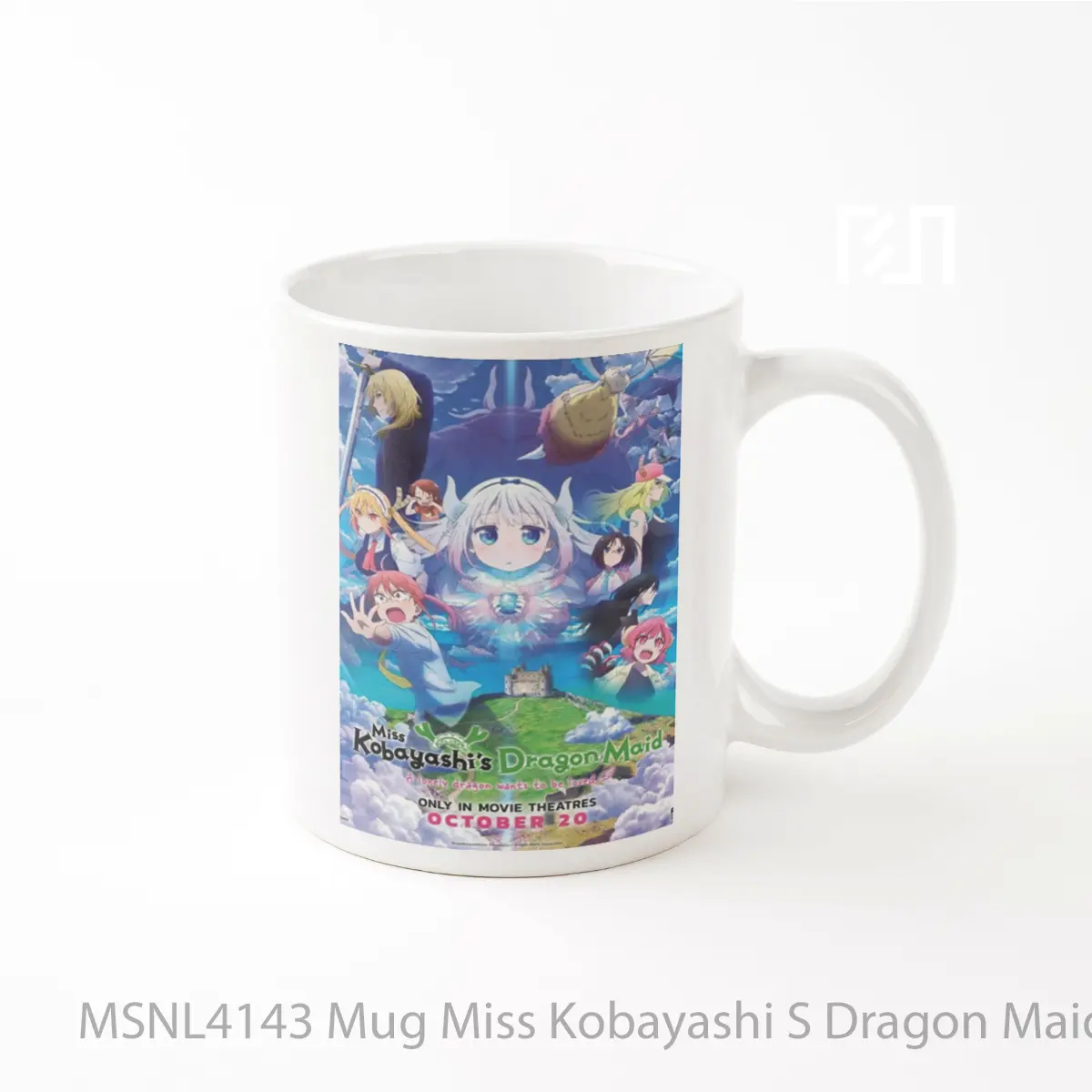 Mug Miss Kobayashi S Dragon Maid A Lonely Dragon Wants To Be Loved Gelas Keramik Tema Film MSNL4143
