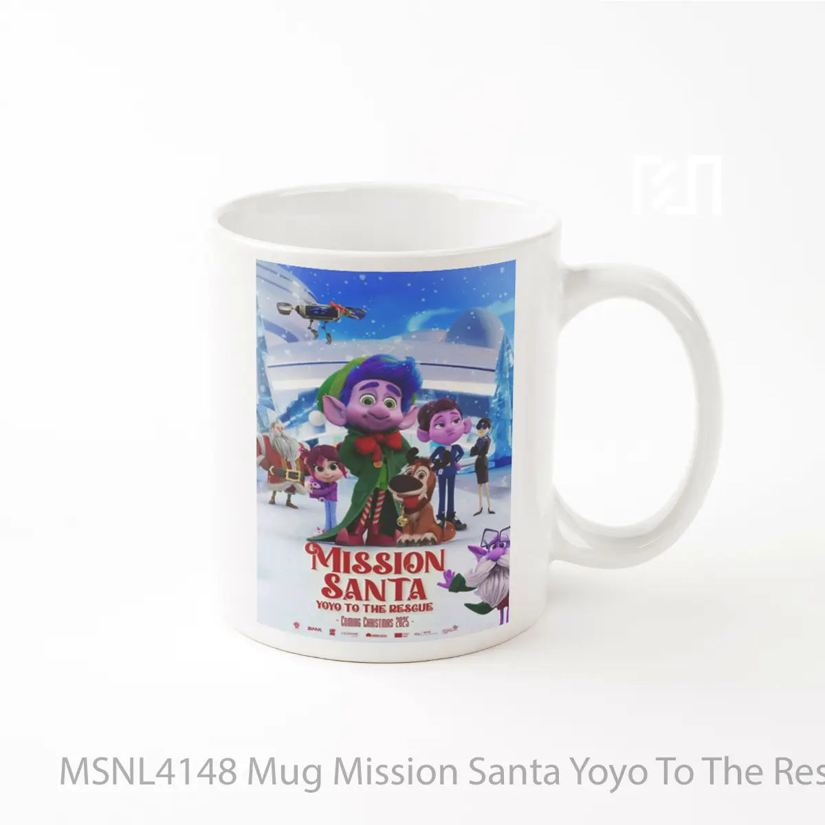 Mug Mission Santa Yoyo To The Rescue Gelas Keramik Tema Film MSNL4148