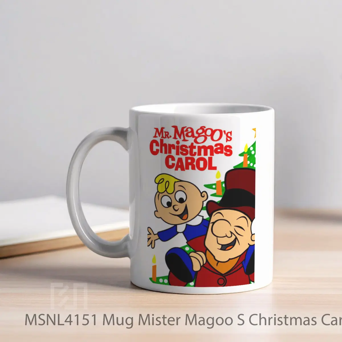 Mug Mister Magoo S Christmas Carol Gelas Keramik Tema Film MSNL4151 - Tampak Kiri