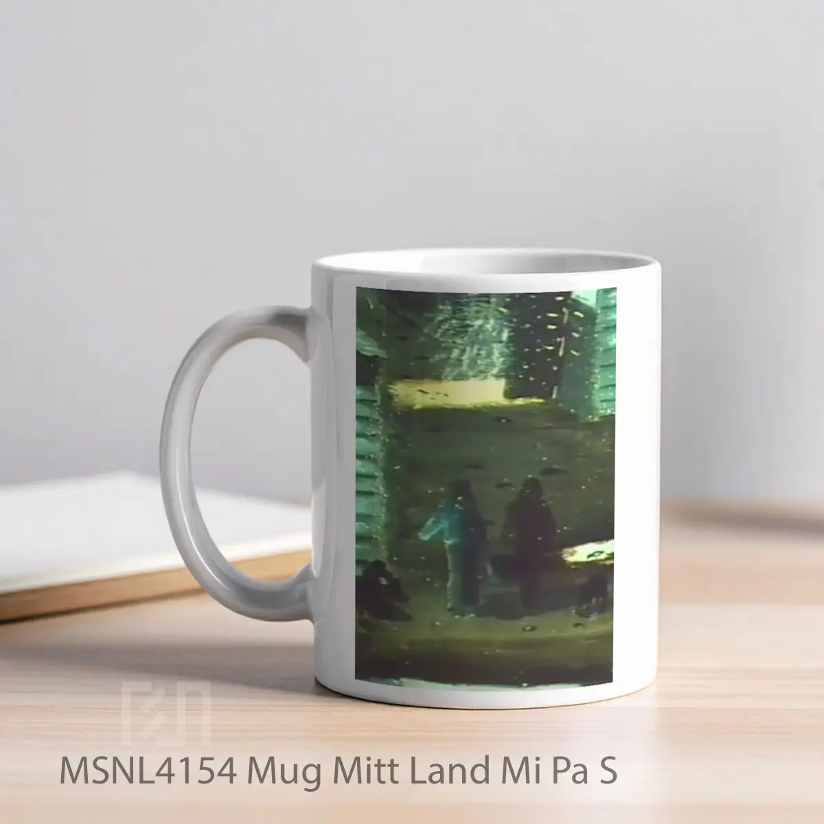 Mug Mitt Land Mi Pa S Gelas Keramik Tema Film MSNL4154 - Tampak Kiri