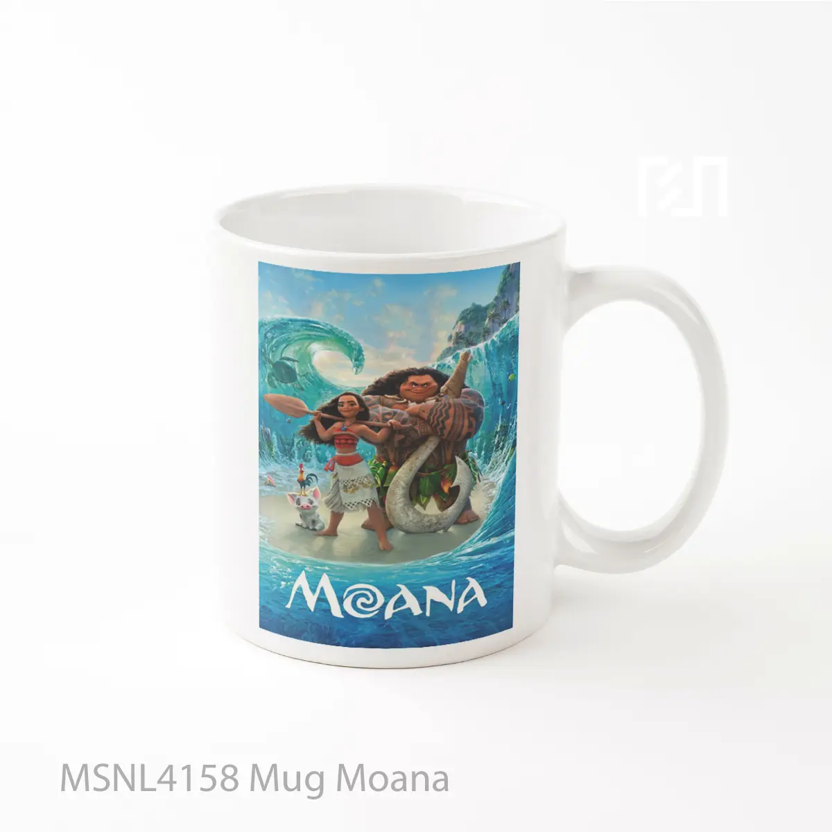 Mug Moana Gelas Keramik Tema Film MSNL4158