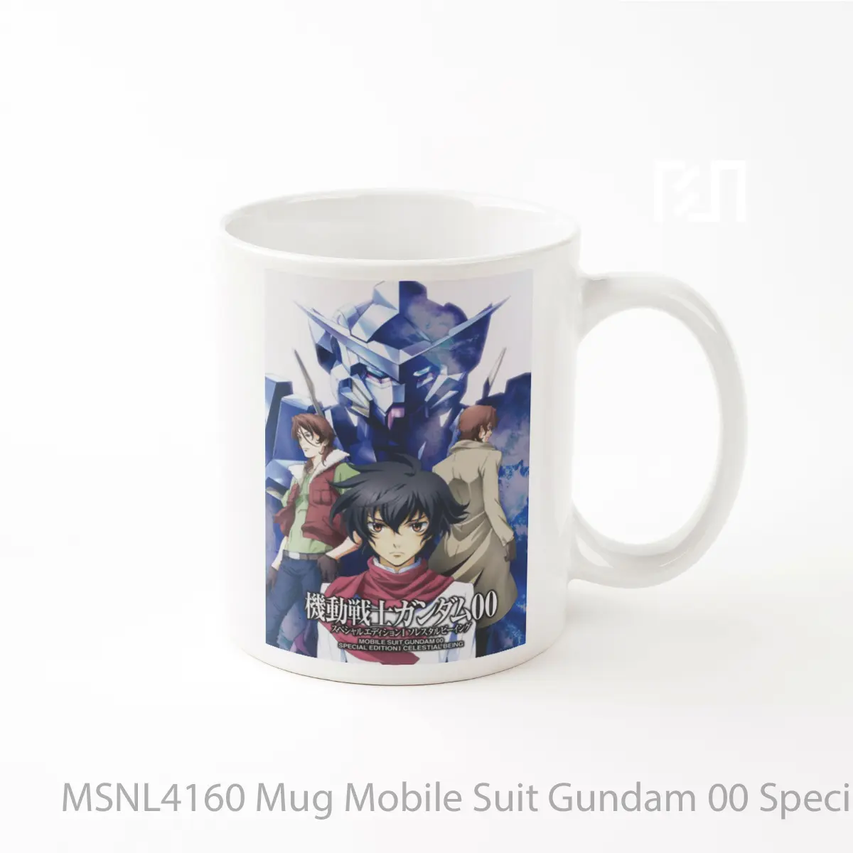 Mug Mobile Suit Gundam 00 Special Edition I Celestial Being Gelas Keramik Tema Film MSNL4160