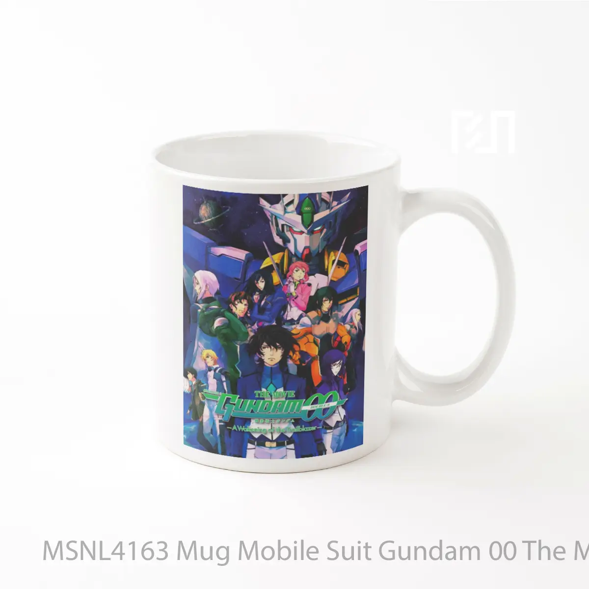 Mug Mobile Suit Gundam 00 The Movie A Wakening Of The Trailblazer Gelas Keramik Tema Film MSNL4163