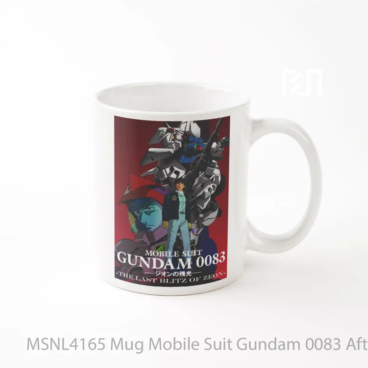 Mug Mobile Suit Gundam 0083 Afterglow Of Zeon Gelas Keramik Tema Film MSNL4165