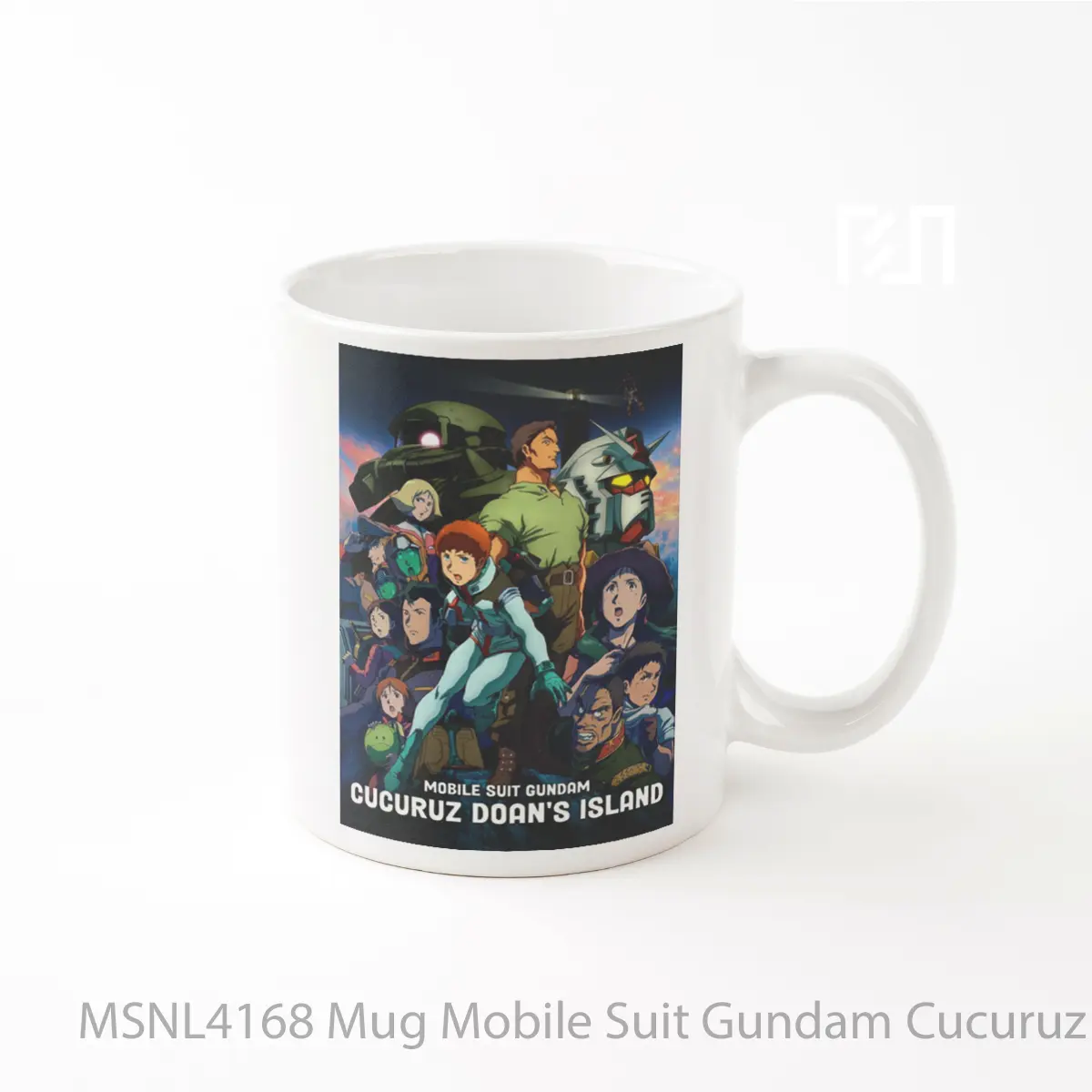 Mug Mobile Suit Gundam Cucuruz Doan S Island Gelas Keramik Tema Film MSNL4168
