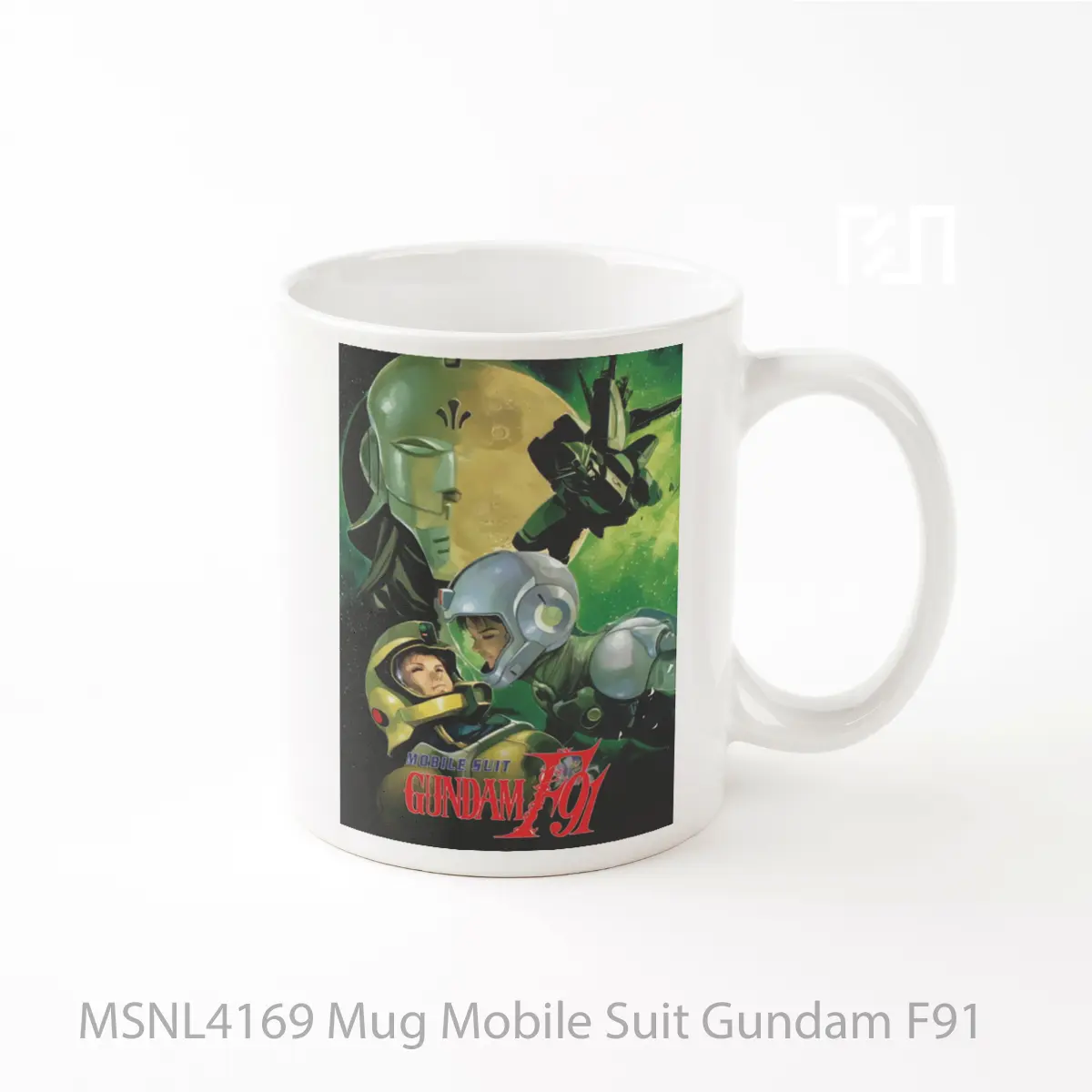 Mug Mobile Suit Gundam F91 Gelas Keramik Tema Film MSNL4169