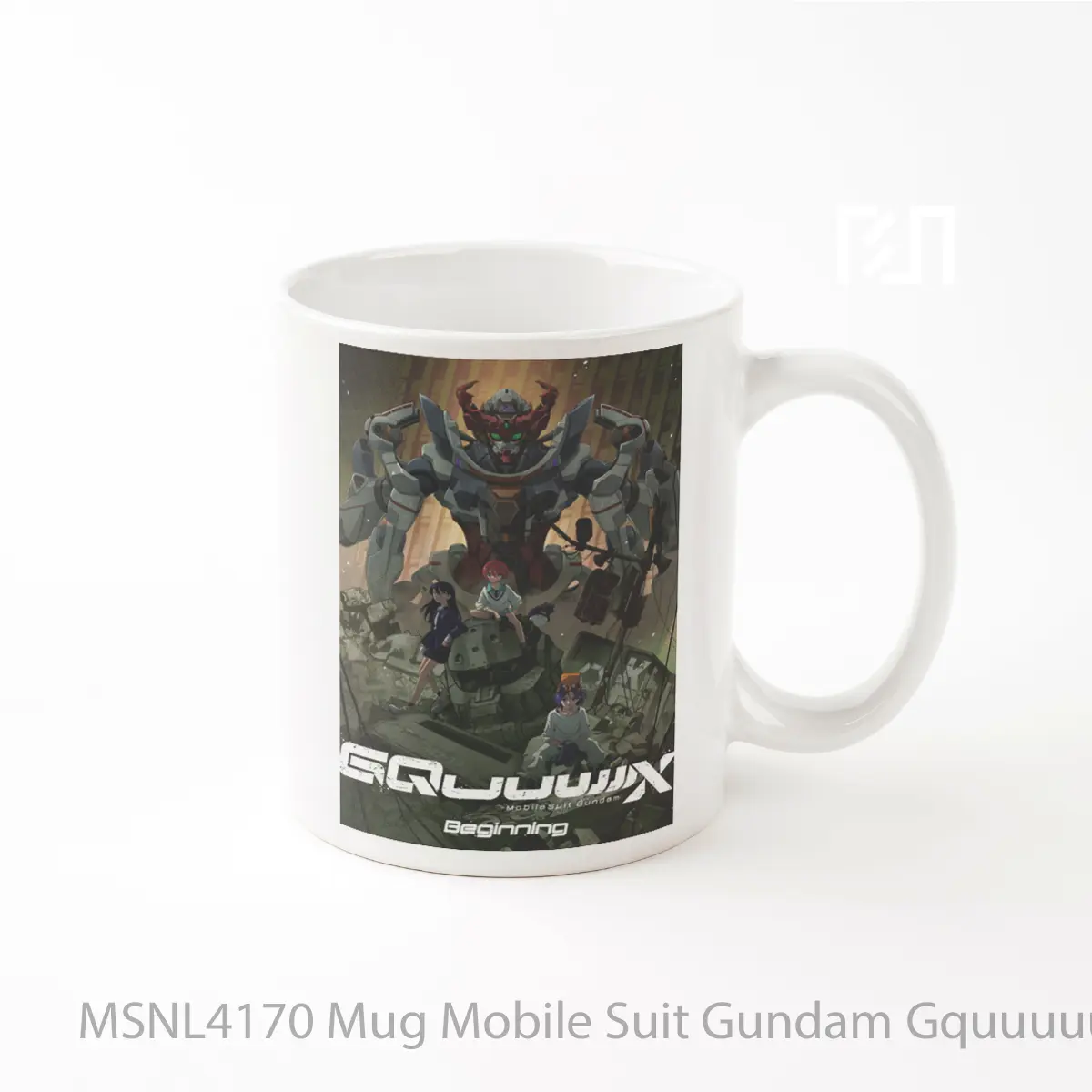 Mug Mobile Suit Gundam Gquuuuuux Beginning Gelas Keramik Tema Film MSNL4170